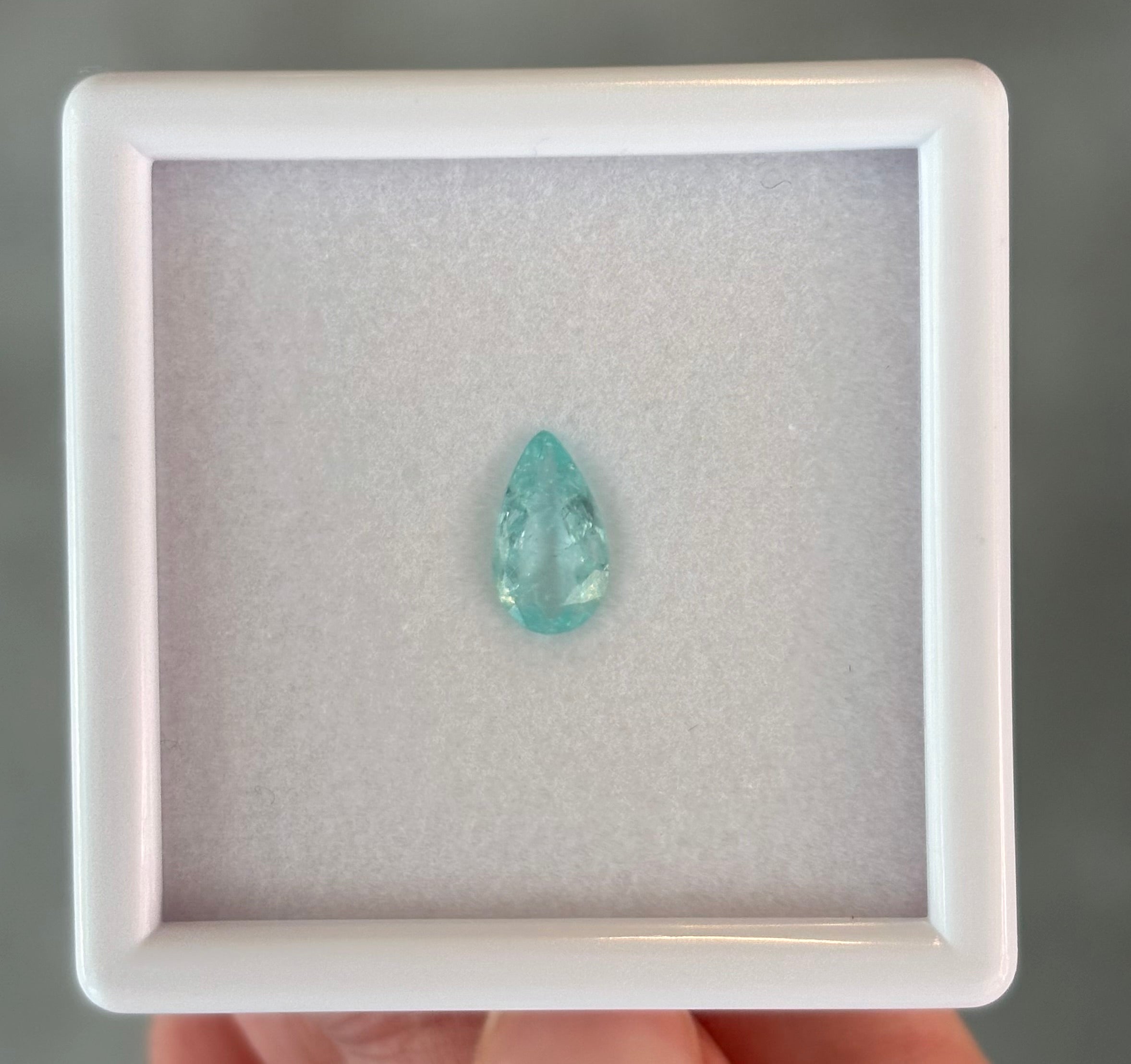 0.99ct Neon Paraiba Pear DXBCS6010