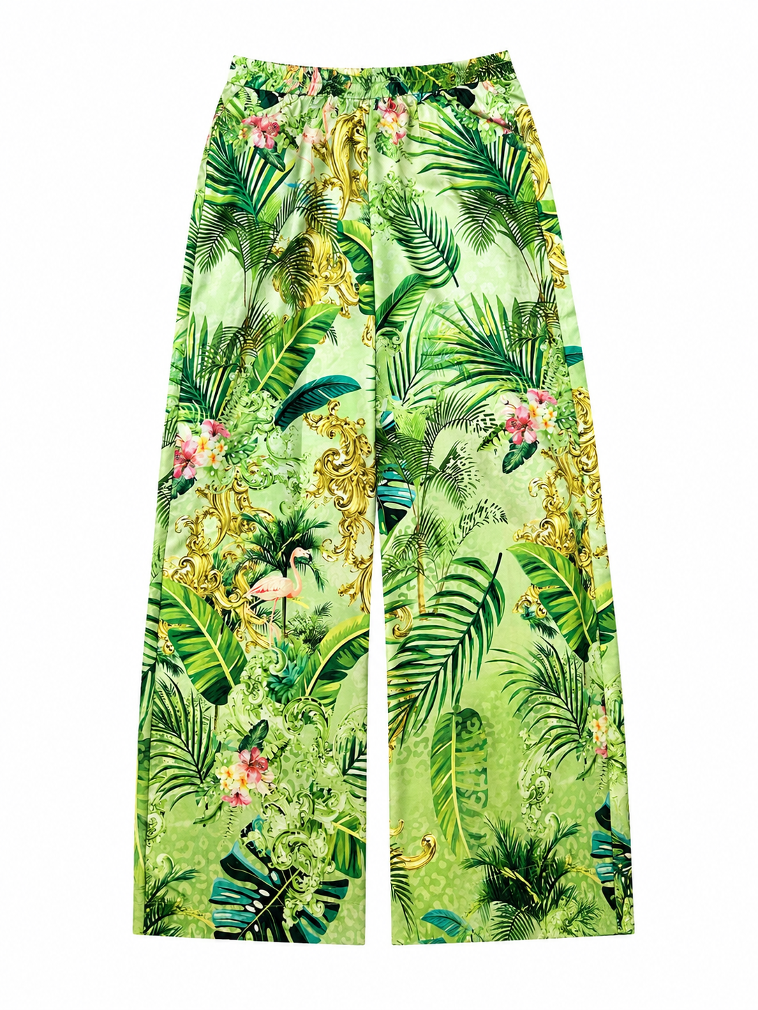 TROUSER FLAMINGO MOSAIC GREEN MCL13112