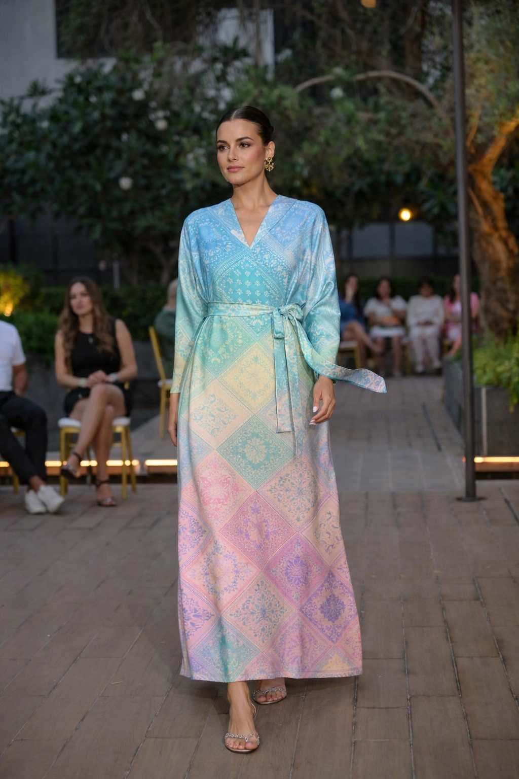 DRESS CARDIGAN BANDANA CAPRICORN TURQUOISE MCL00118