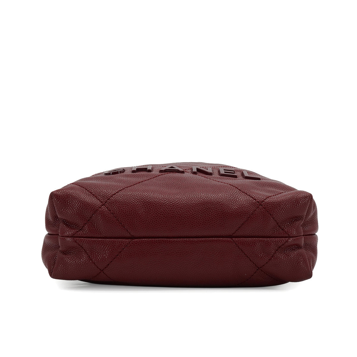 CHANEL 22 MINI CHAIN SHOULDER BAG BORDEAUX CAVIAR SKIN GOLD HARDWARE 90335879