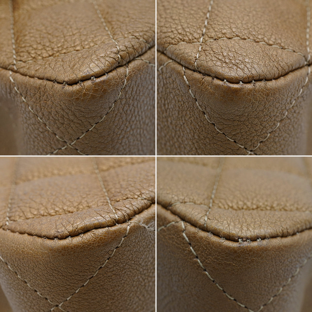 CHANEL CLASSIC FLAP MEDIUM CHAIN SHOULDER BAG BROWN CAVIR SKIN SILVER HARDWARE 90346676