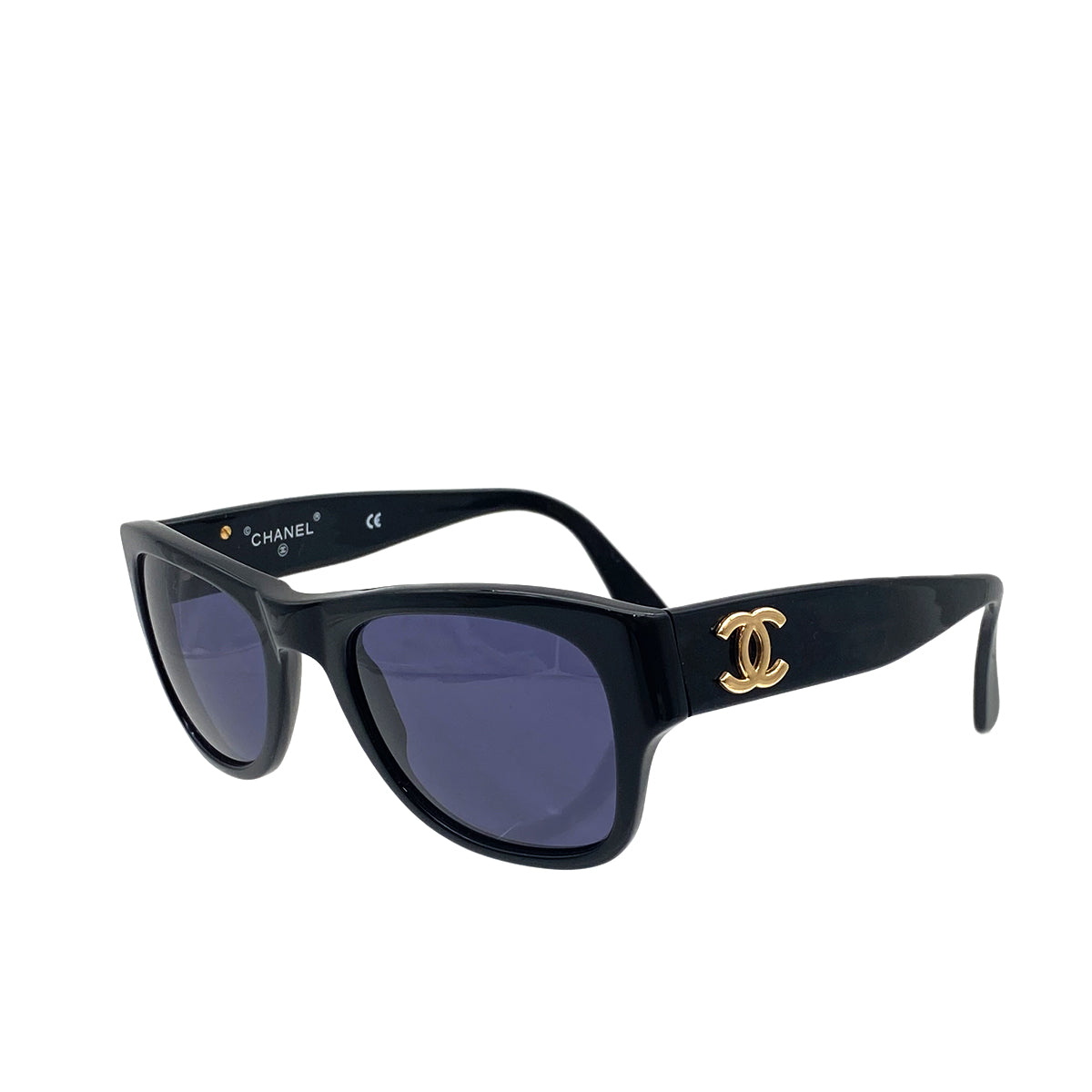 CHANEL COCOMARK SUNGLASSES BLACK EYEWEAR 90319666