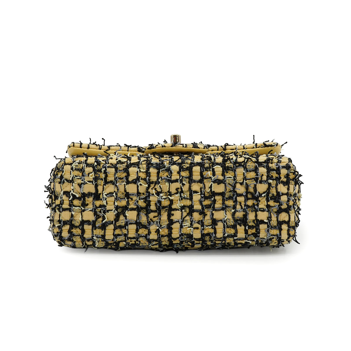 CHANEL MATELASSE CHAIN SHOULDER BAG MULTICOLOR TWEED GOLD HARDWARE 90339165