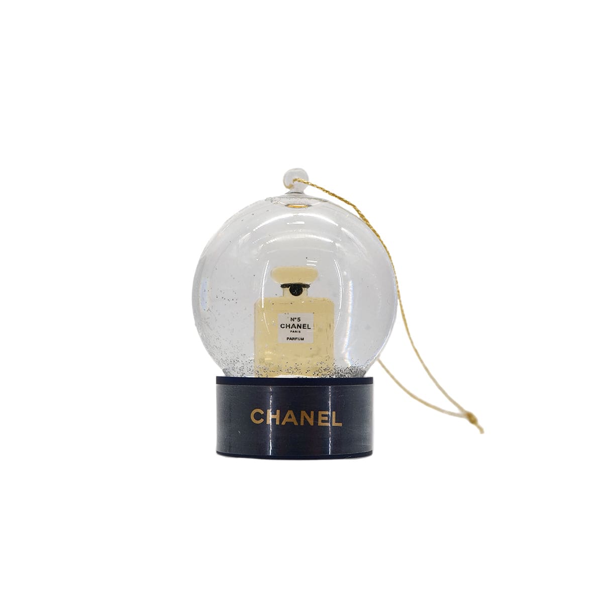 CHANEL MINI SNOW GLOBE 2025 NO.5 PERFUME MOTIF CLEAR BLACK GIVEAWAY 90321068