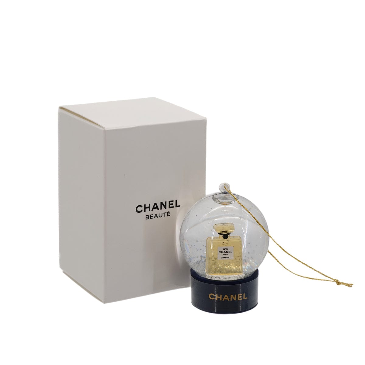 CHANEL MINI SNOW GLOBE 2025 NO.5 PERFUME MOTIF CLEAR BLACK GIVEAWAY 90321068