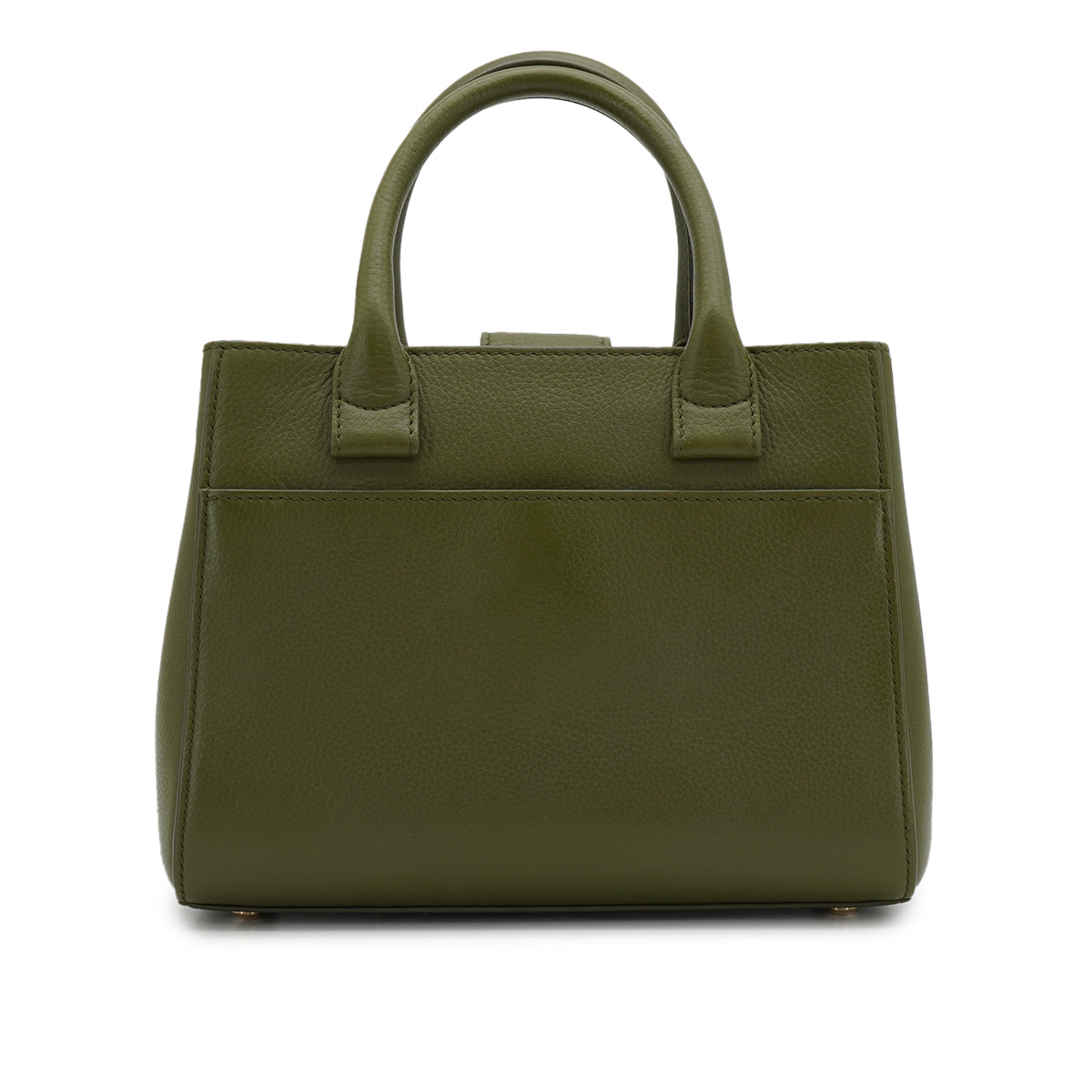 CHANEL NEO EXECUTIVE TOTE SHOULDER BAG GREEN LEATHER GOLD HARDWARE 90335588