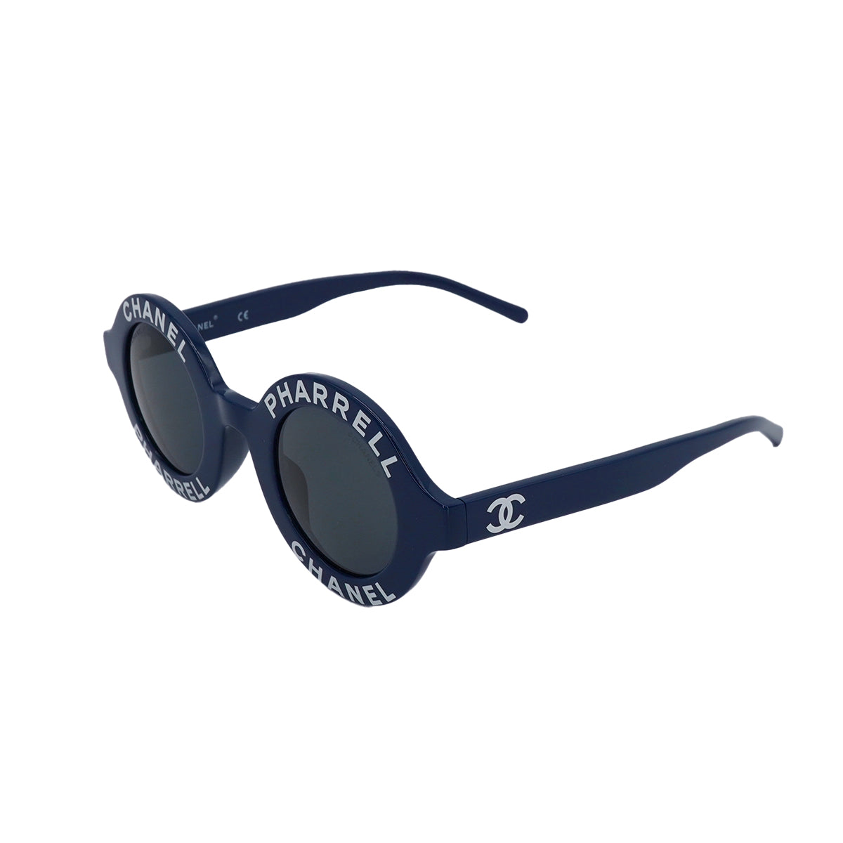 CHANEL PHARRELL LOGO SUNGLASSES COCOMARK NAVY EYEWEAR 90327605