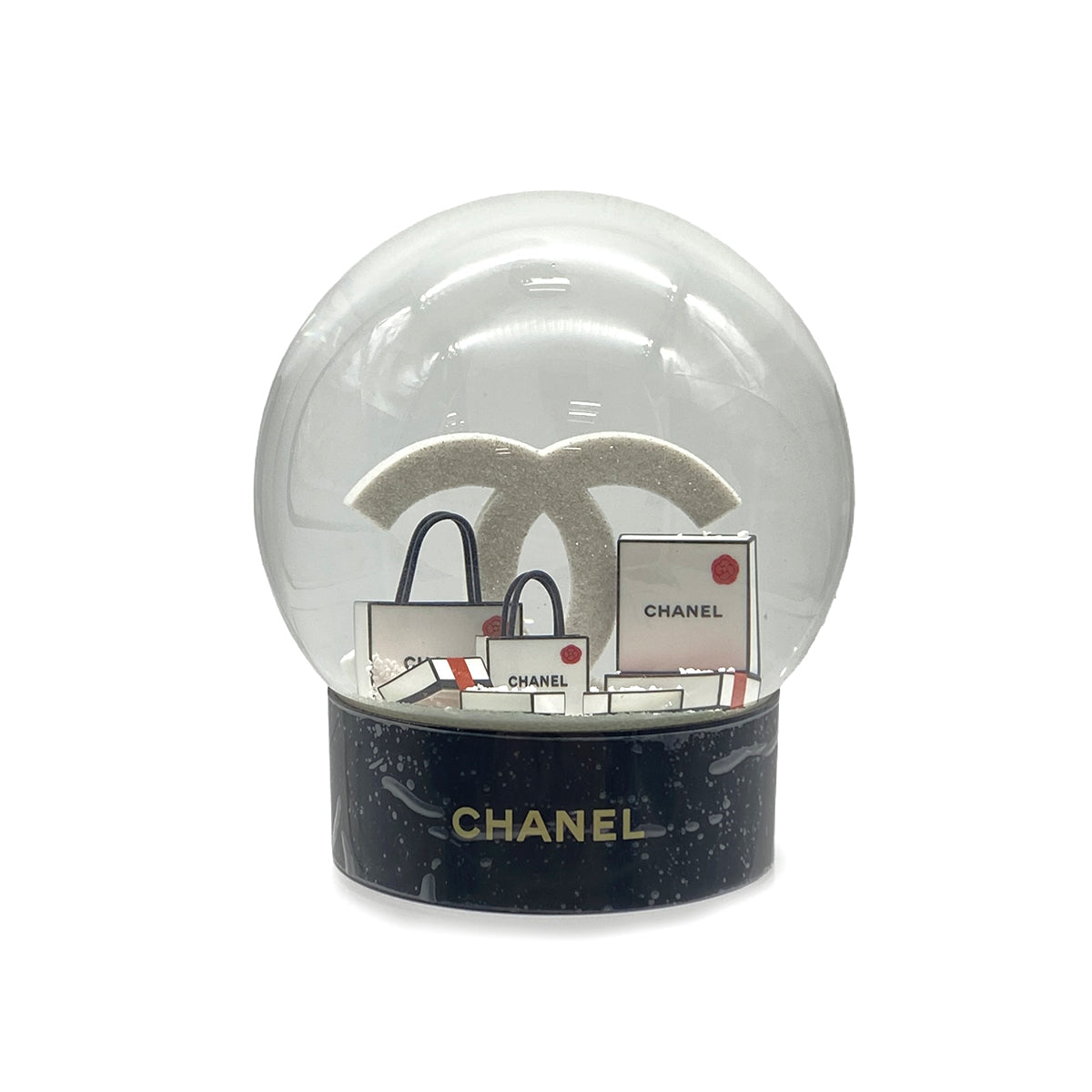 CHANEL SNOW GLOBE COCOMARK CLEAR WHITE 90324641