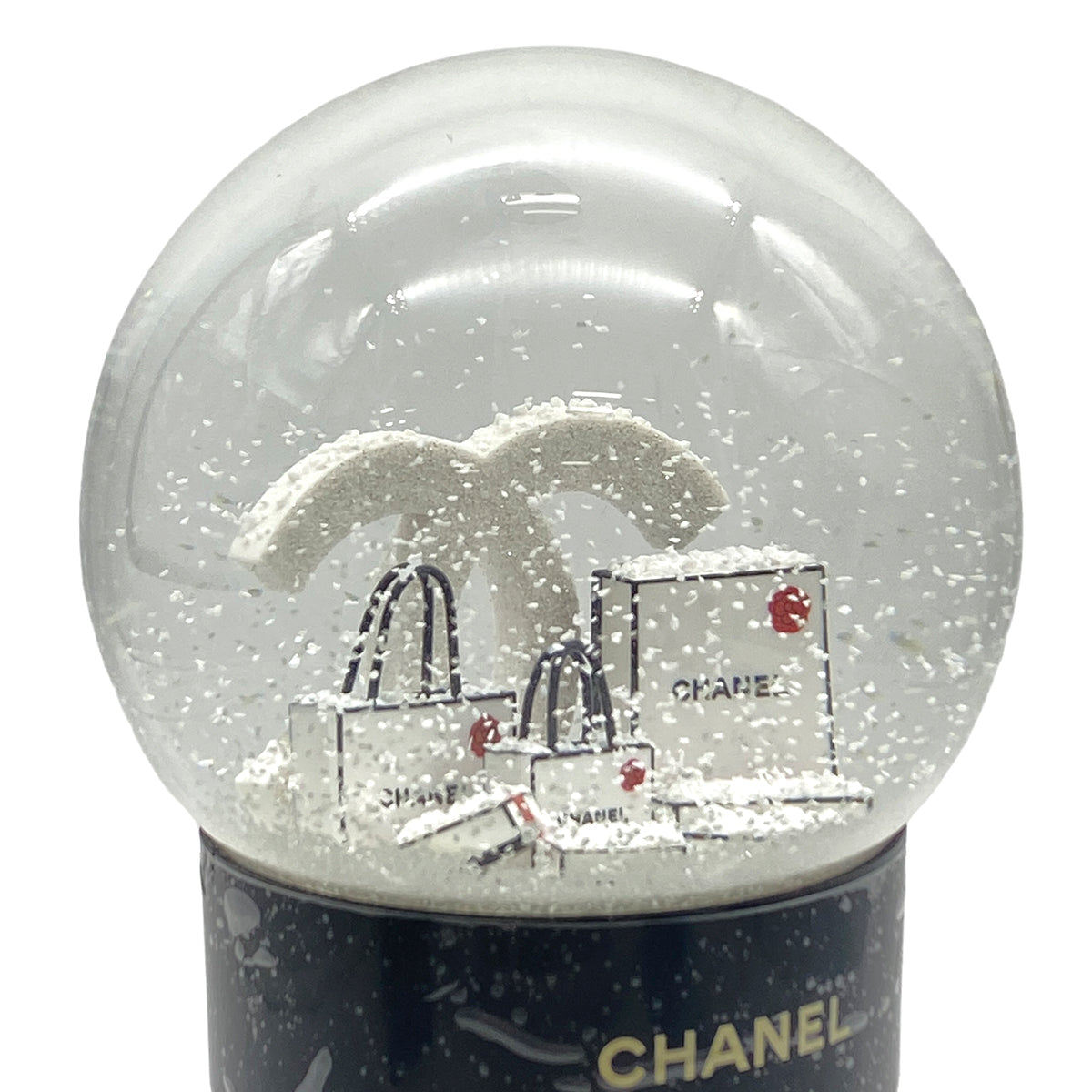 CHANEL SNOW GLOBE COCOMARK CLEAR WHITE 90324641