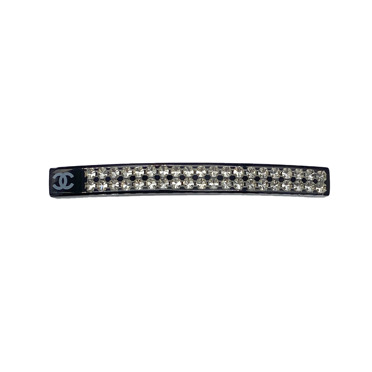CHANEL VALLETTA COCOAMRK BLACK RHINESTONE HAIR ACCESSORY 05P 90322034