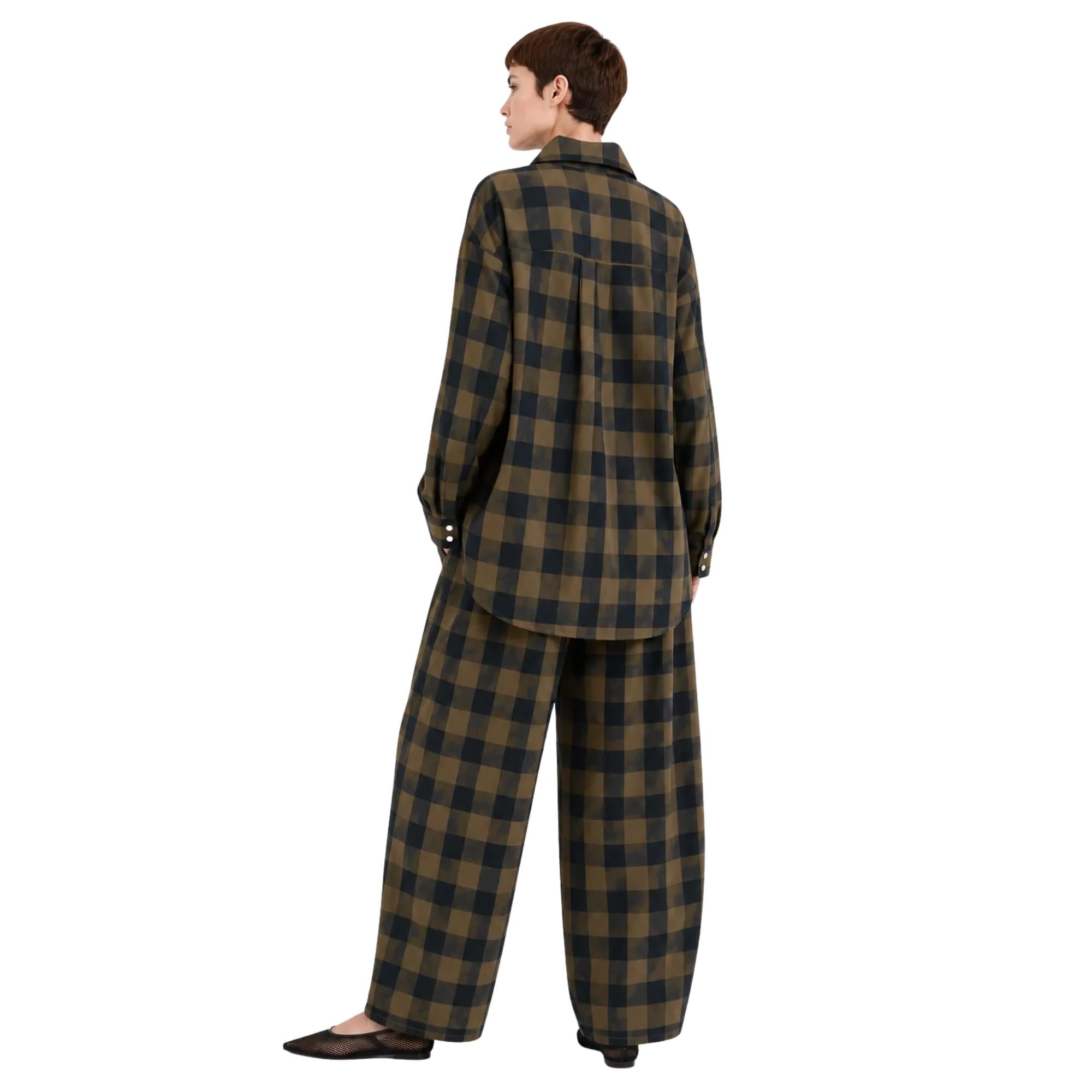 CHECKED TWO-PIECE SET تعيين (SHIRT & PANTS) “TORINO”