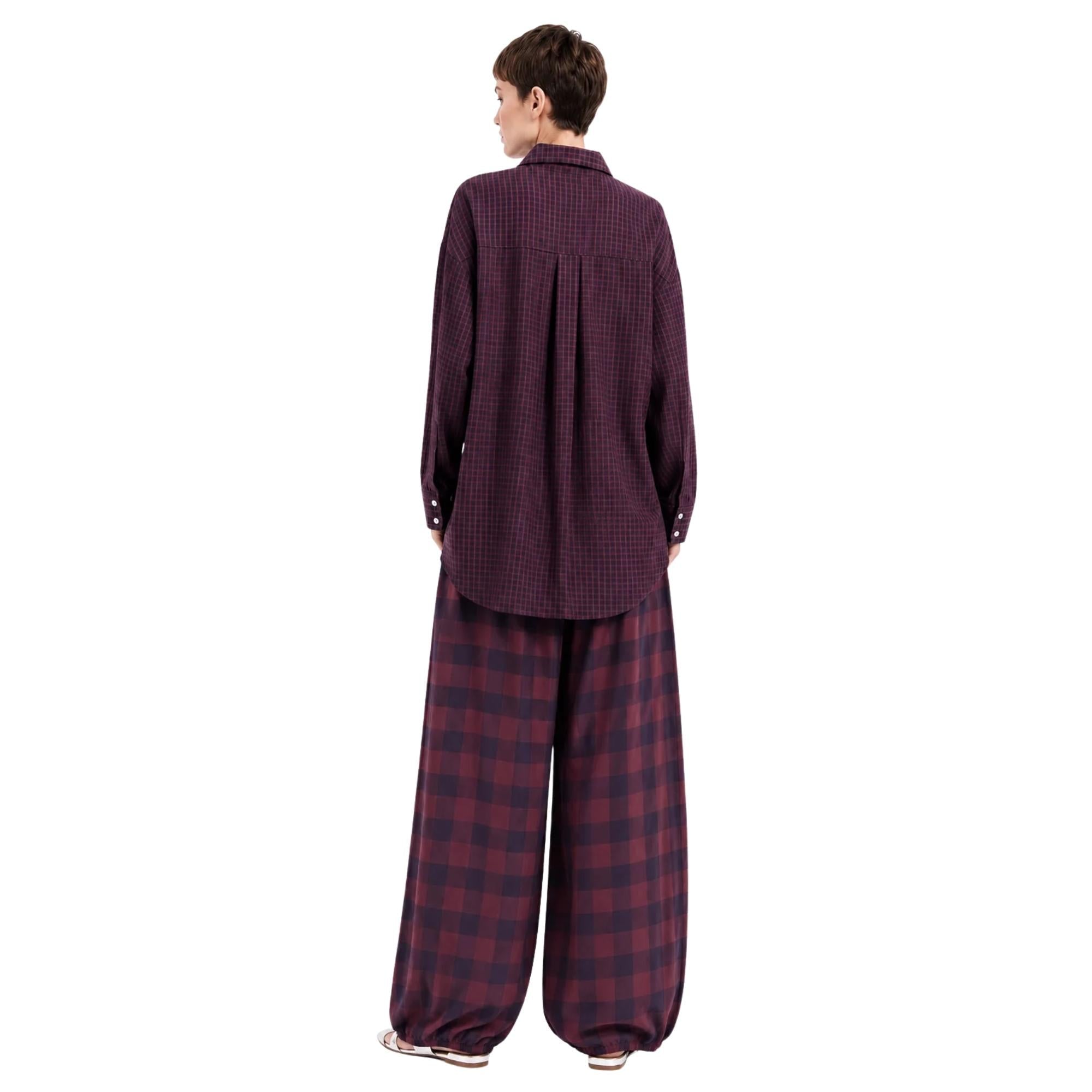 CHECKED TWO-PIECE SET تعيين (SHIRT & PANTS) “TORINO”