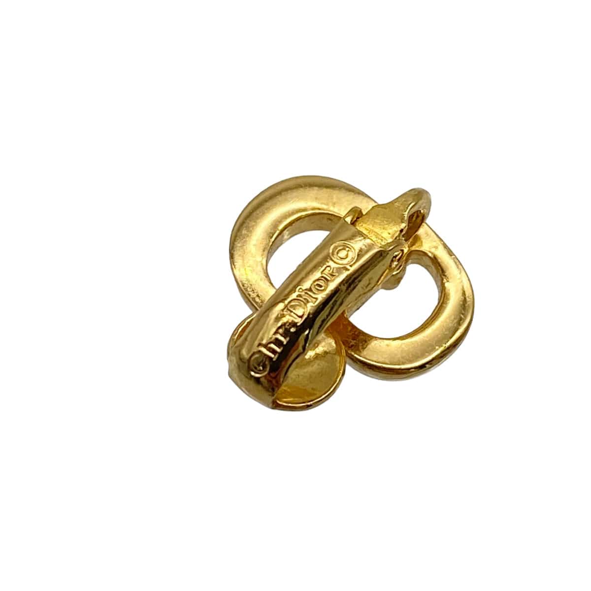 CHRISTIAN DIOR EARRINGS CD LOGO GOLD ACCESSORY 90322202