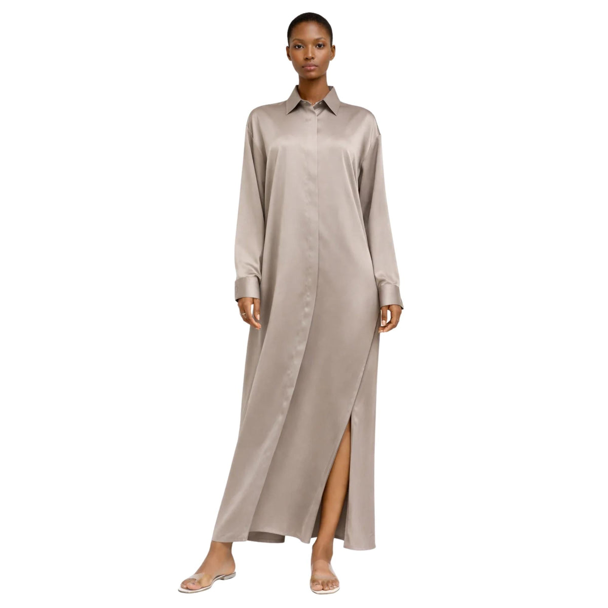 CLASSIC SHIRT DRESS (فستان) “MAGNOLIA”