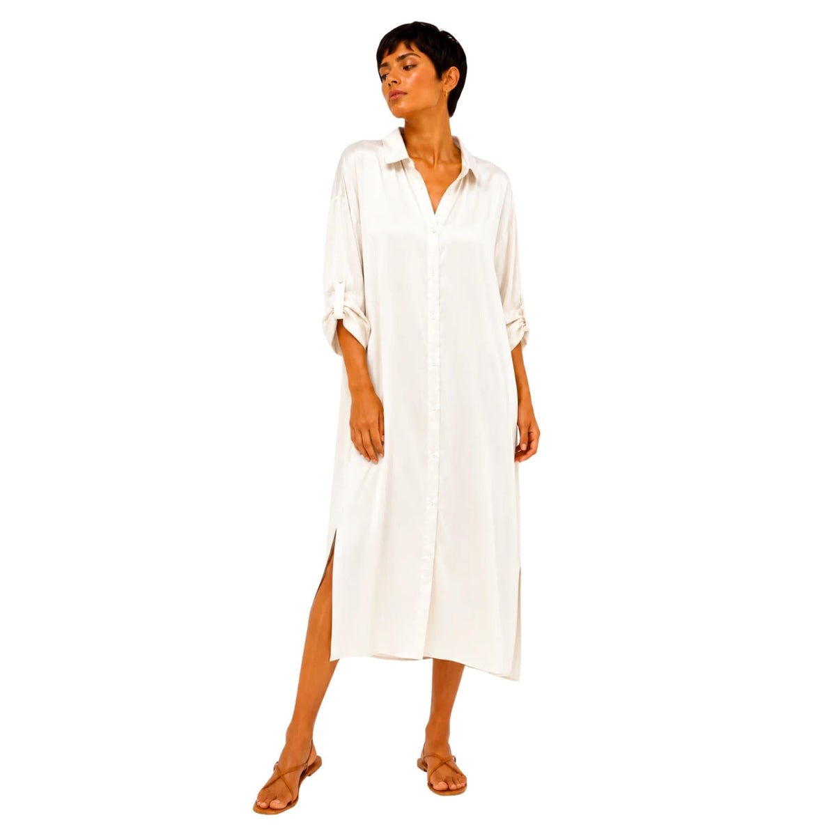 CLASSIC SHIRT DRESS فستان “THE ESSENTIAL”