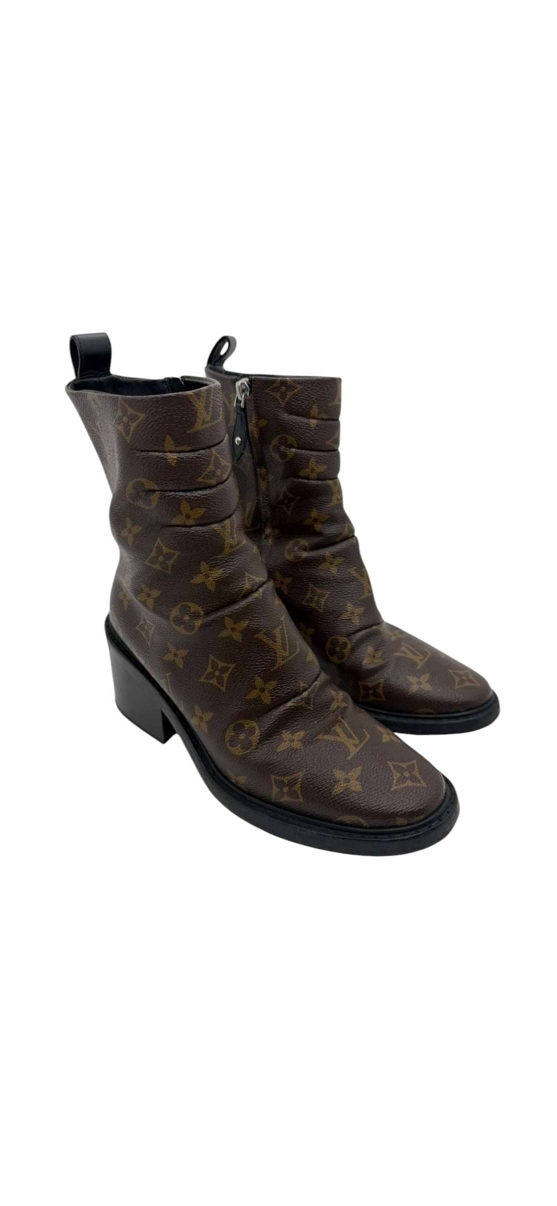 Louis Vuitton Monogram Jazz Boot Sz37 DLT8293