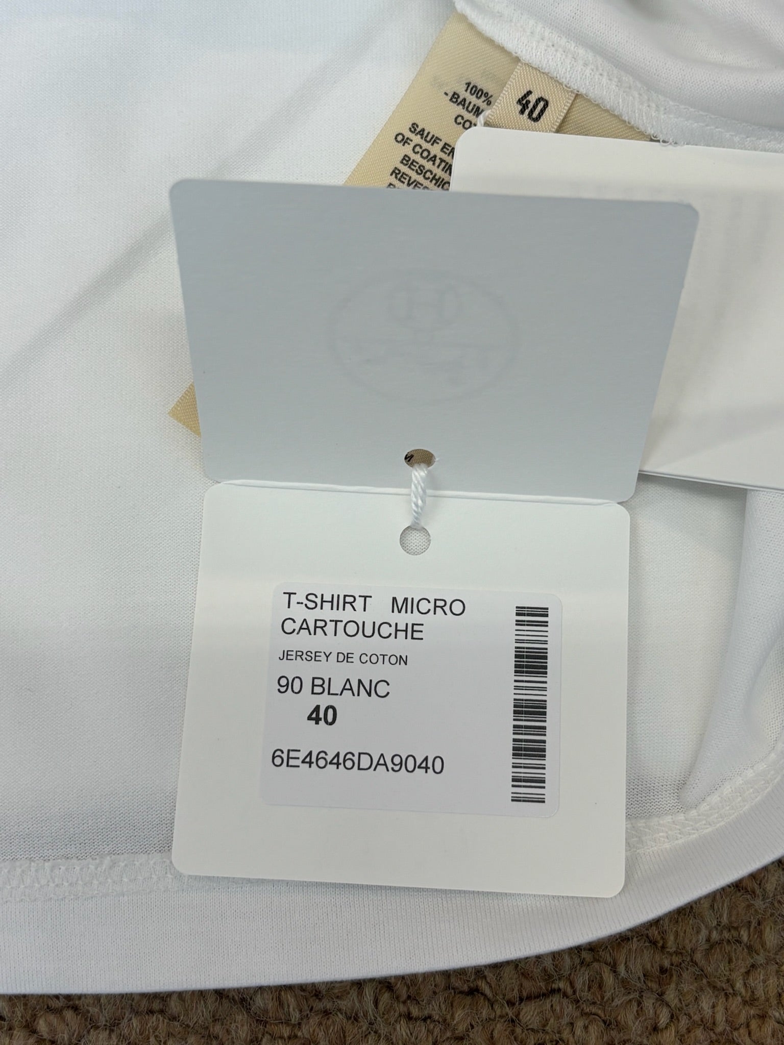 Size 40 - Hermès Printed Grand Manege micro T-shirt