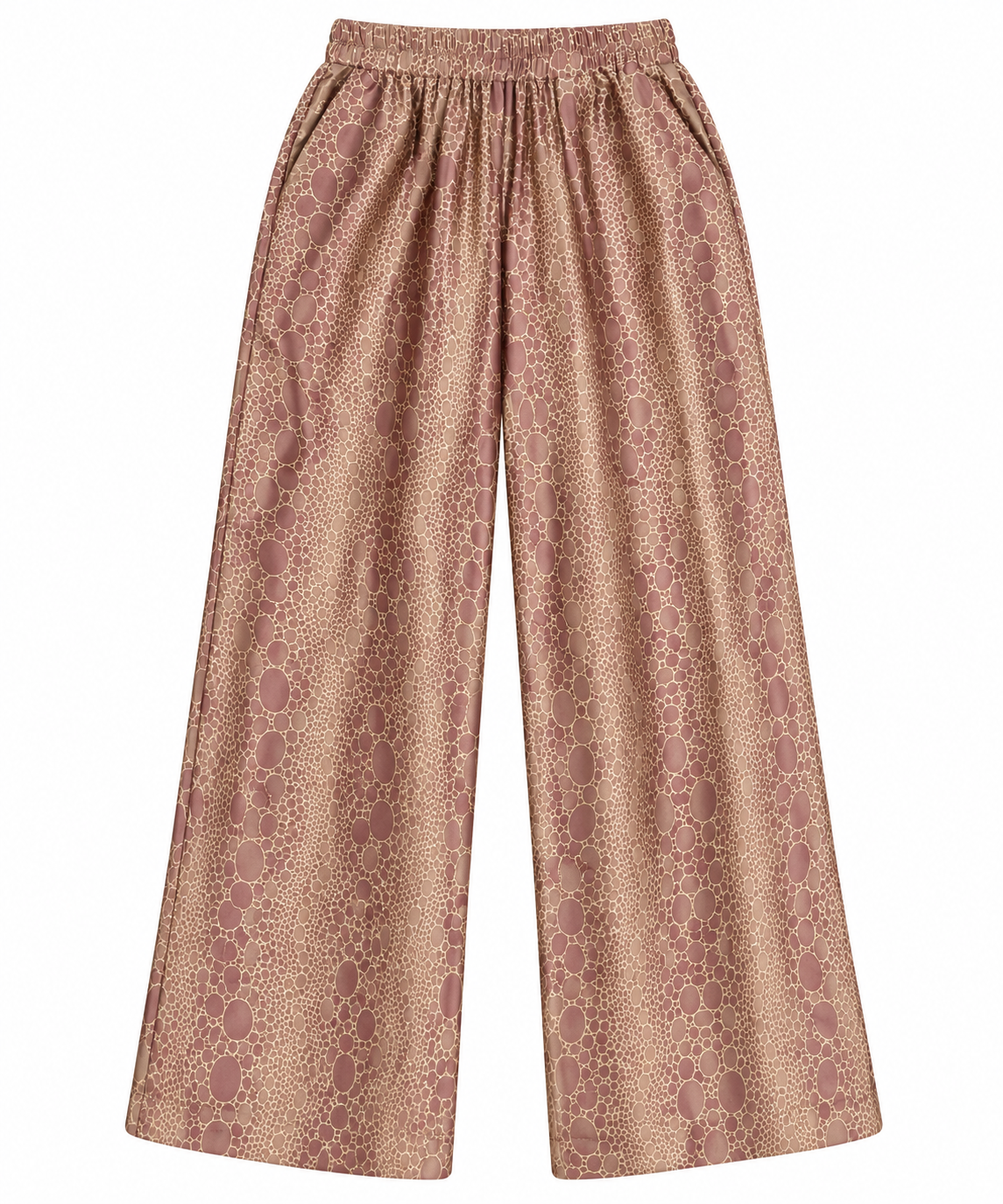 TROUSER GRADIENT PLACEMENT BUBBLES BROWN  MCL13547