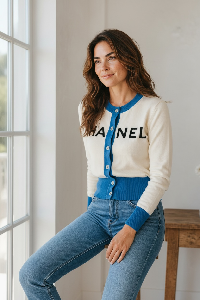 CHANEL 34 blue FT101921  DXBS6431