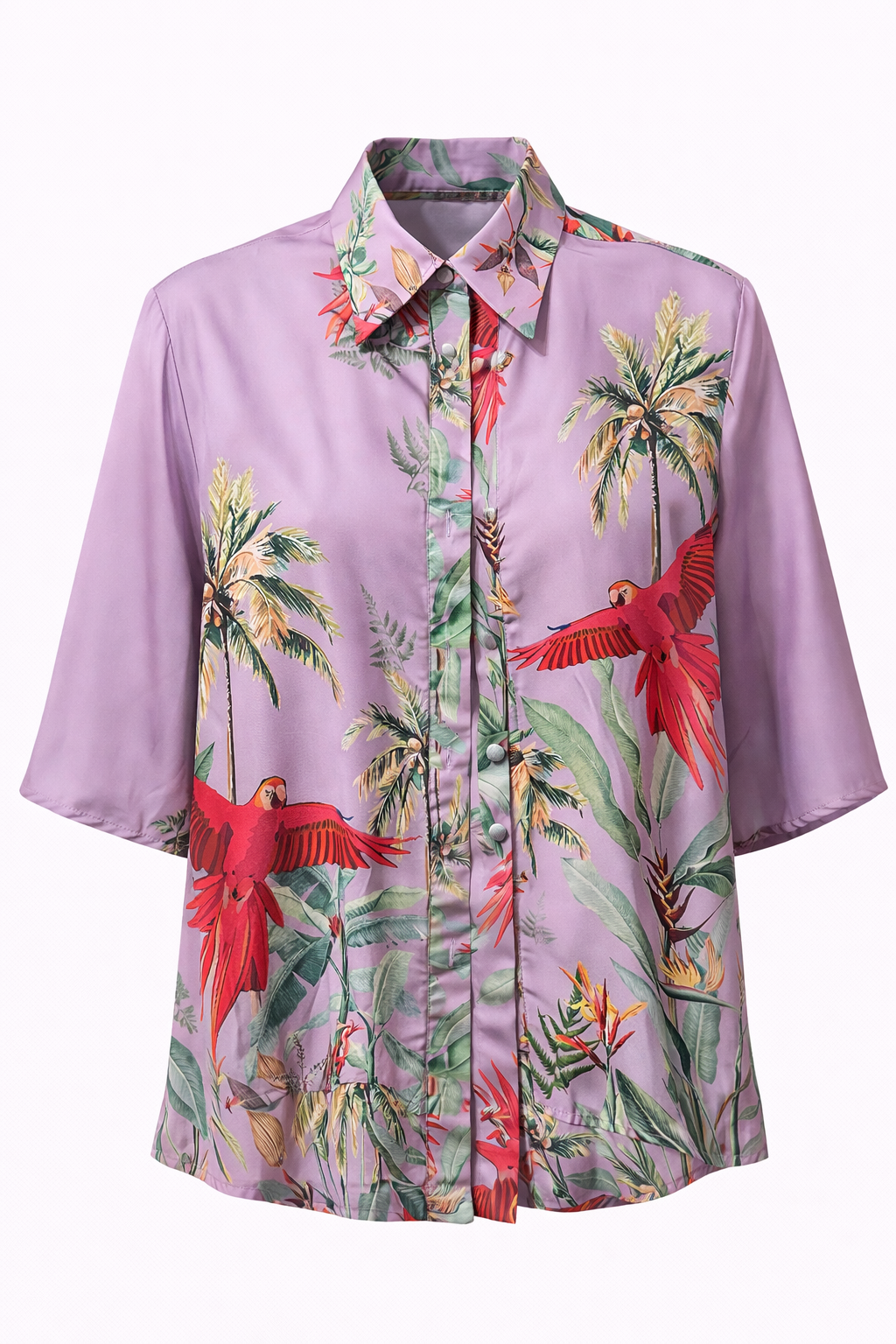 Shirt Louise Parrots Purple MCL00286