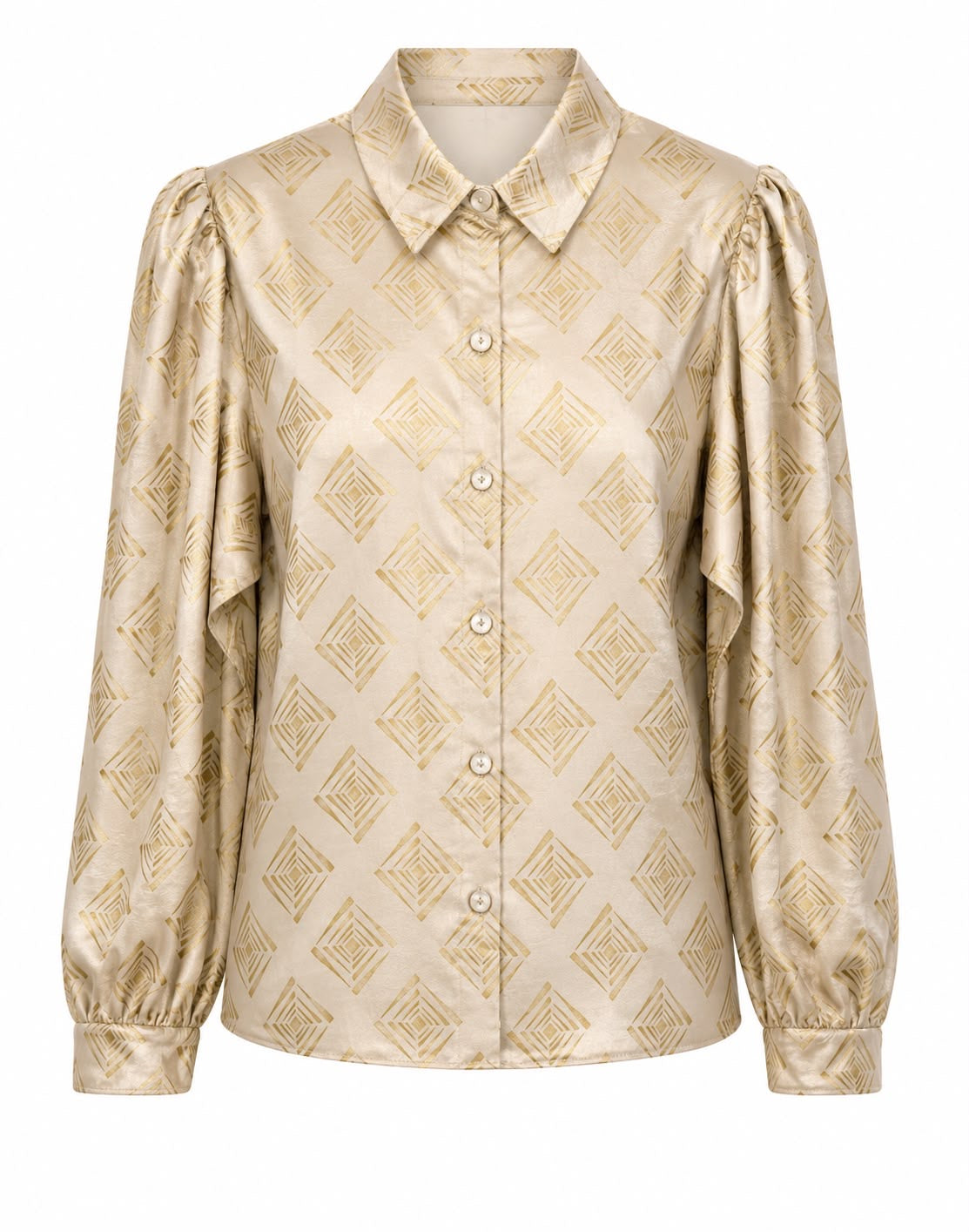 SHIRT GOLD LINEN BEIGE MCL12231