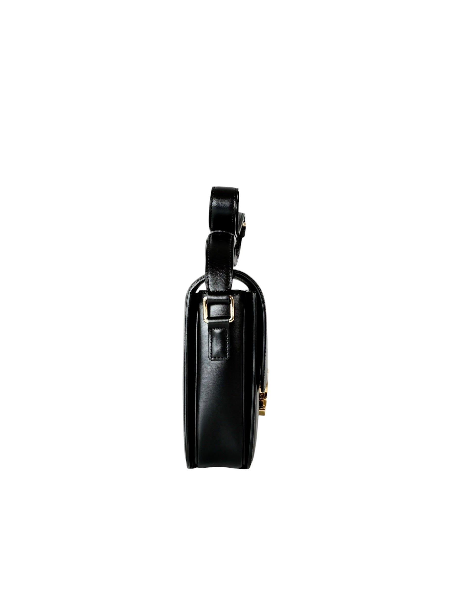 Celine Black Triomphe Classique 22cm Bag