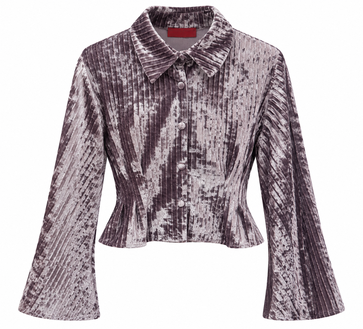 SHIRT RENEE VELVET PLEATED  MCL13582