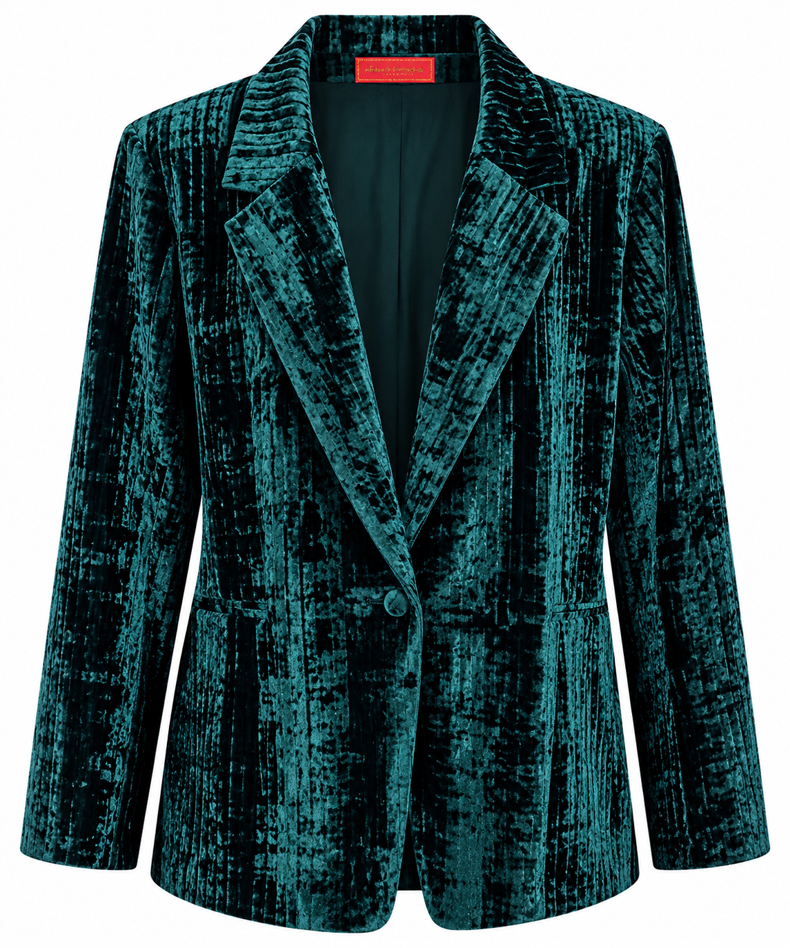 JACKET EASTY PLEATED VELVET GREEN MCL13605