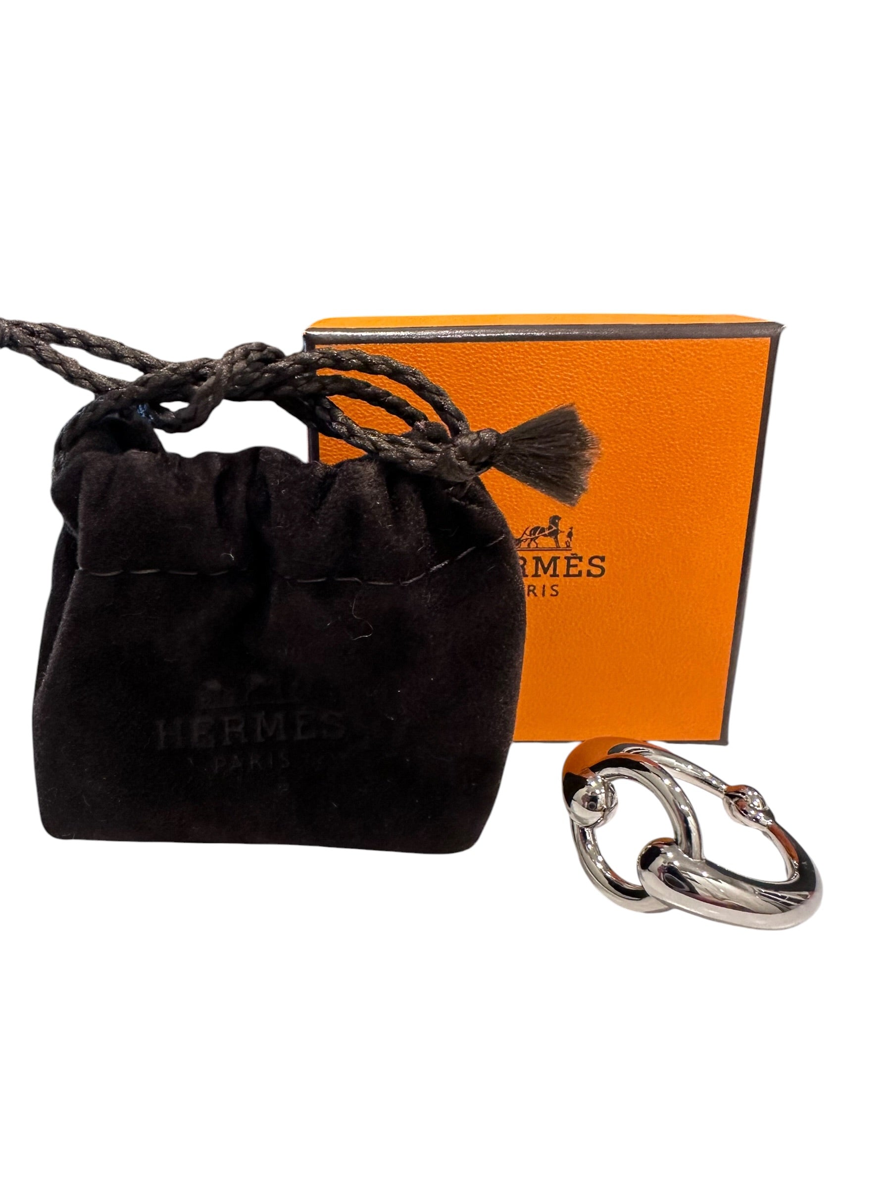 Hermes Scarf Ring - Palladium