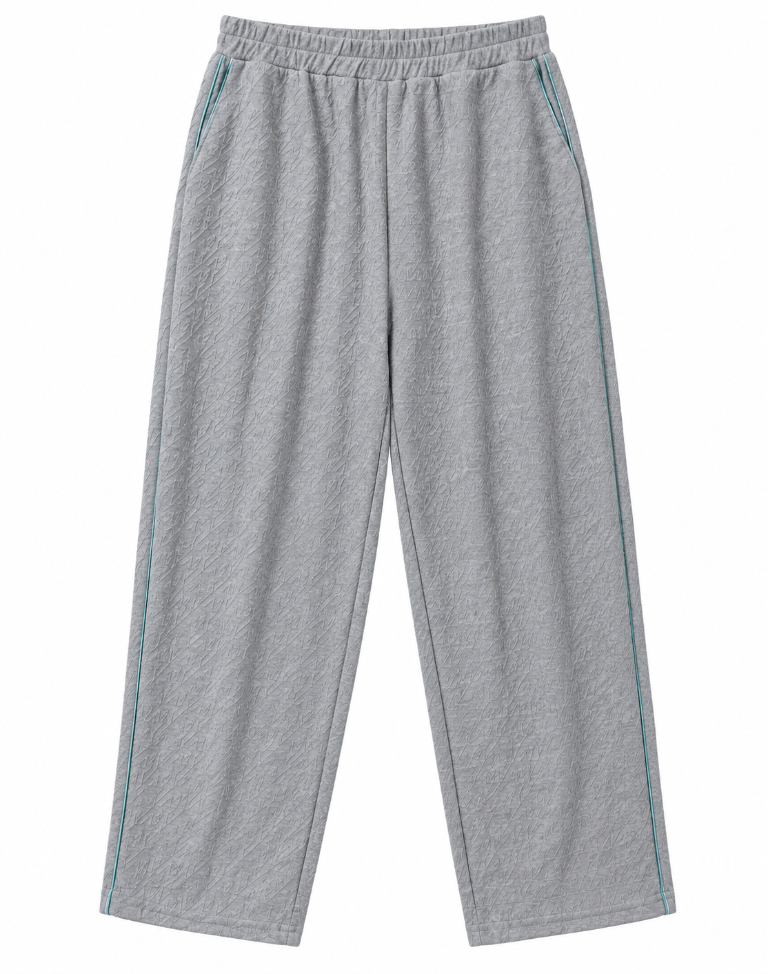 TROUSER  MARCELL KNITWEAR LIGHT BLUE SIDE PIPPING MCL13233
