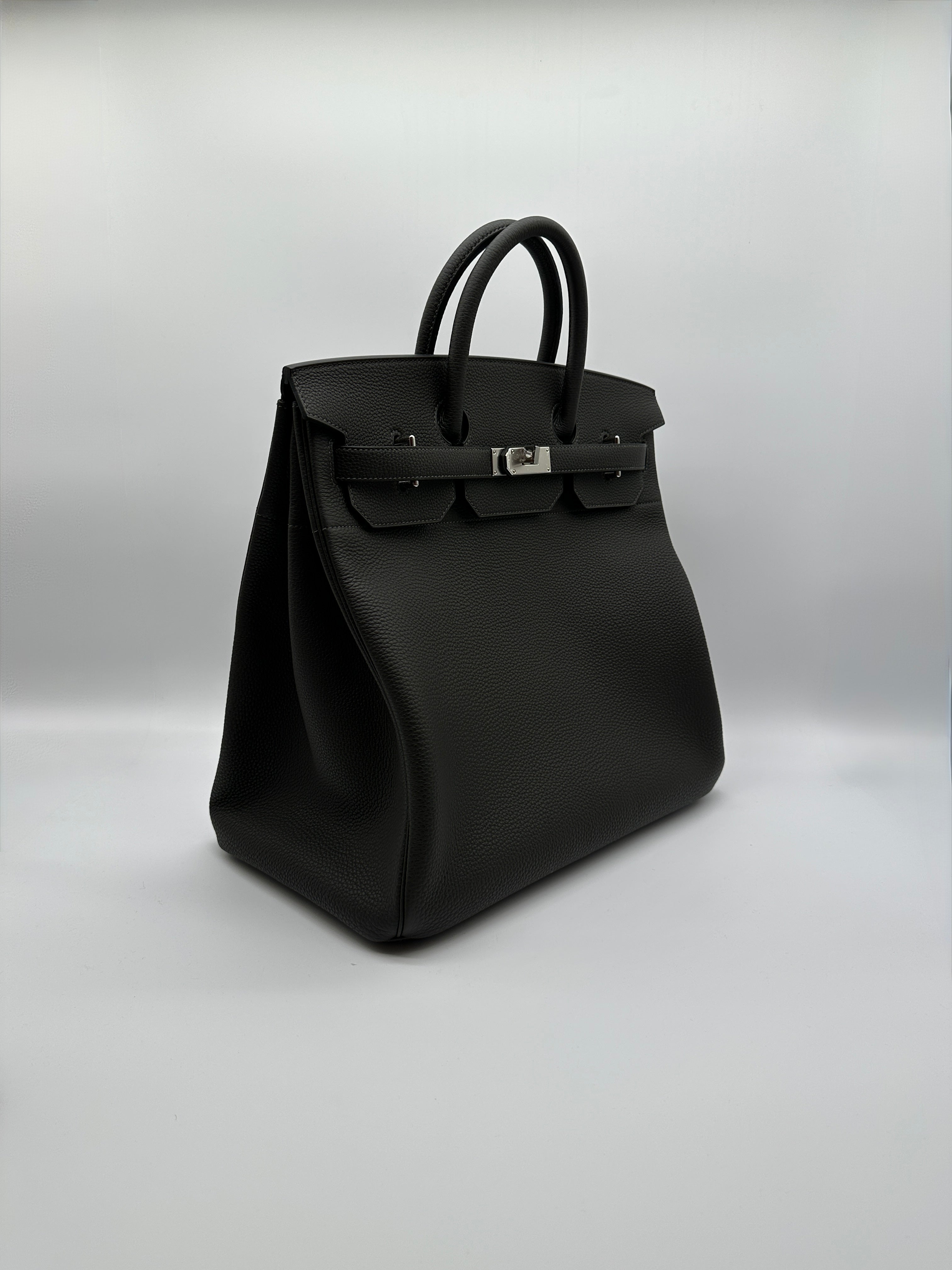 Hermès HAC 40 Dark Bronze Togo Palladium Hardware