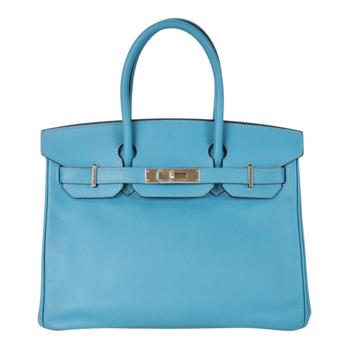 Hermes Birkin 30 in Blue Jean Epsom with PHW