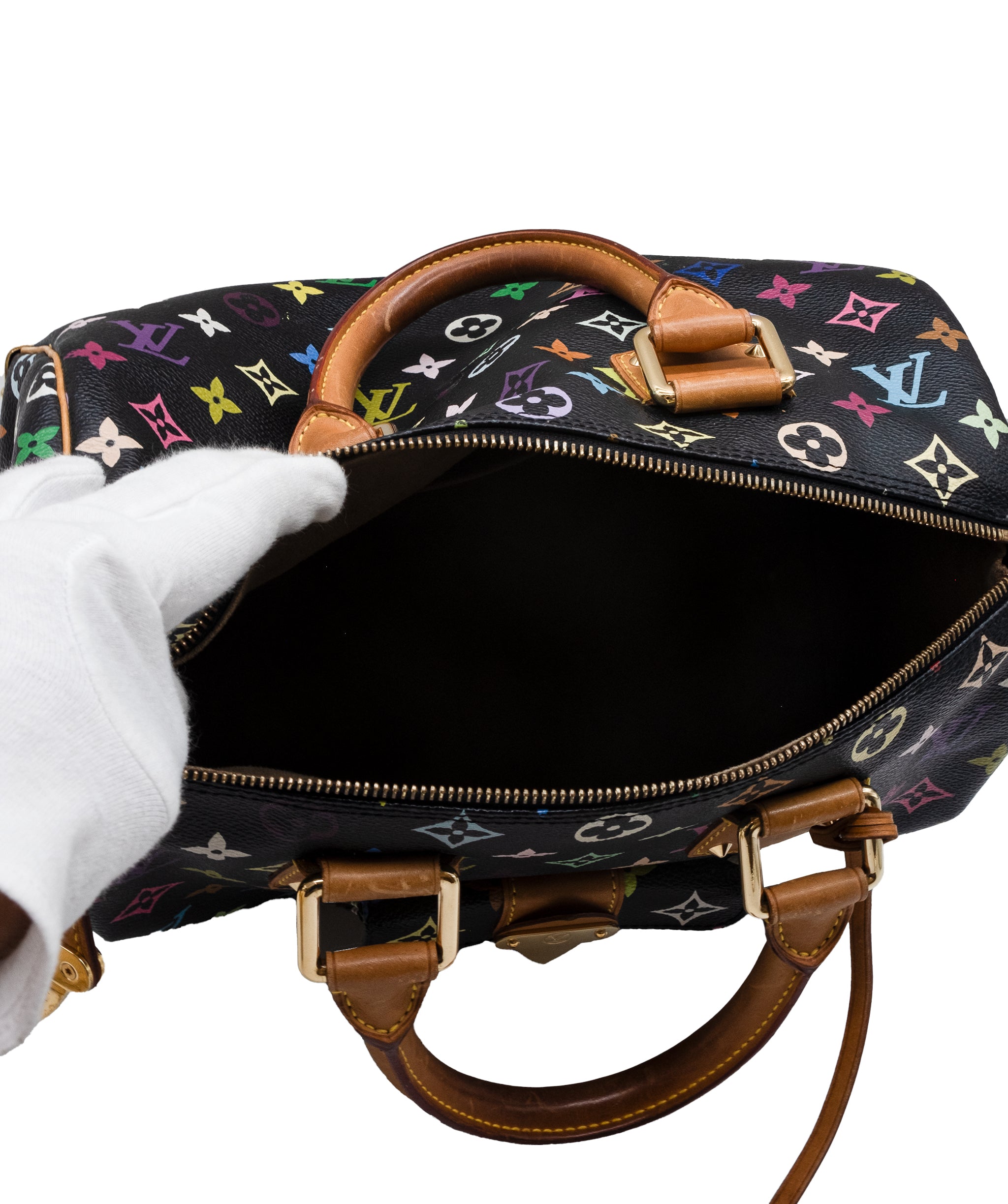 Louis Vuitton Speedy multi colour black RJC4079