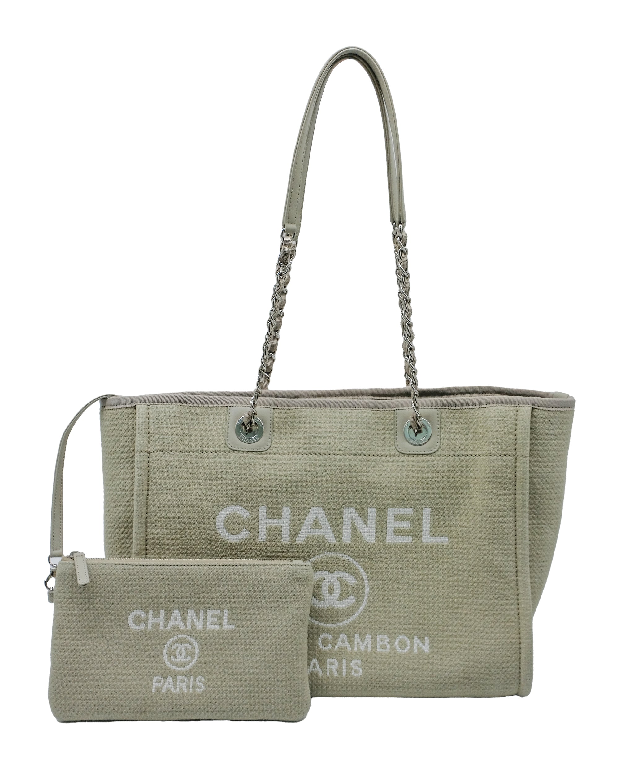 Chanel Deauville Beige Handbag DXBS0275