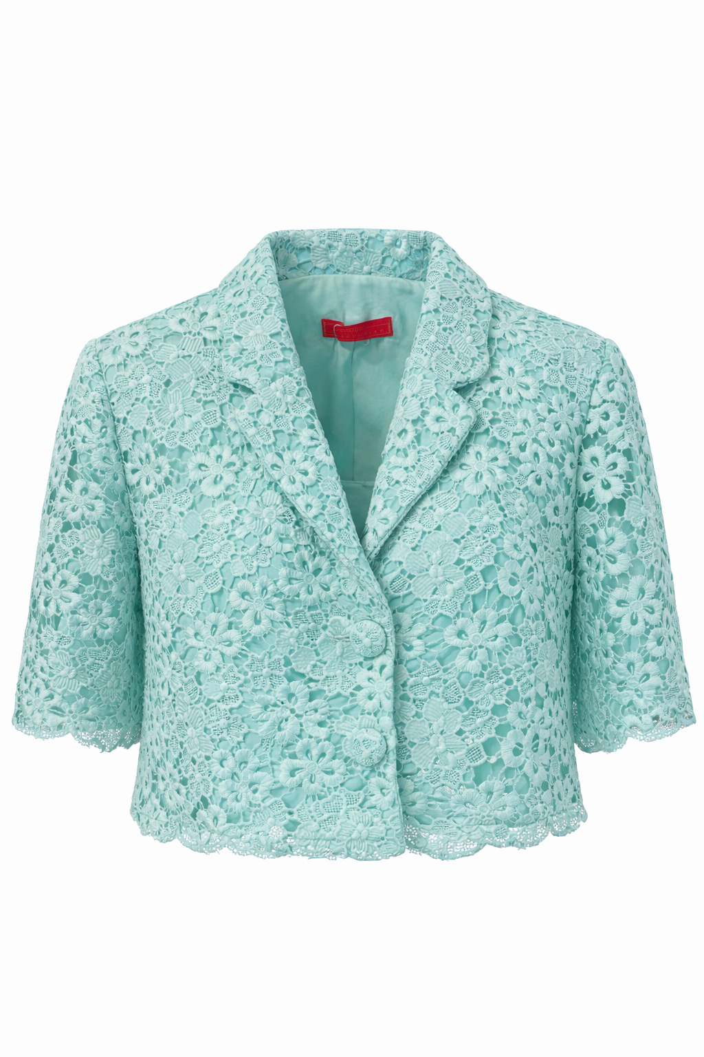 ALBA SHIRT CLOVER LACE LIGHT TURQUOISE MCL00786