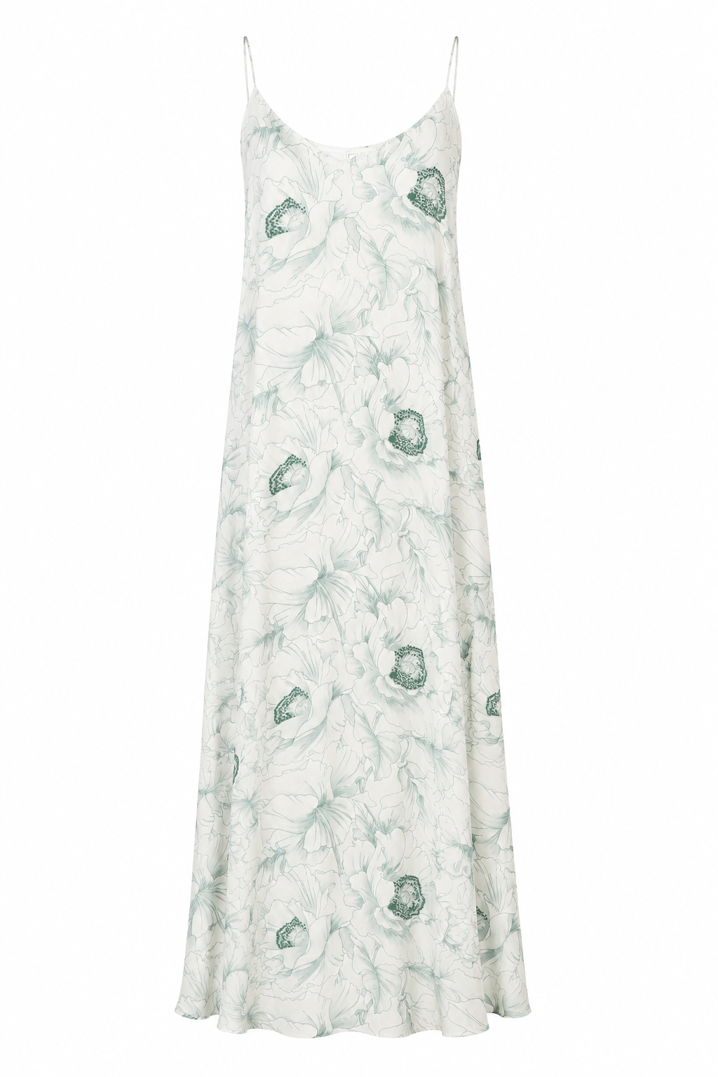 DRESS STRAP GREEN FLOWERS MCL12346