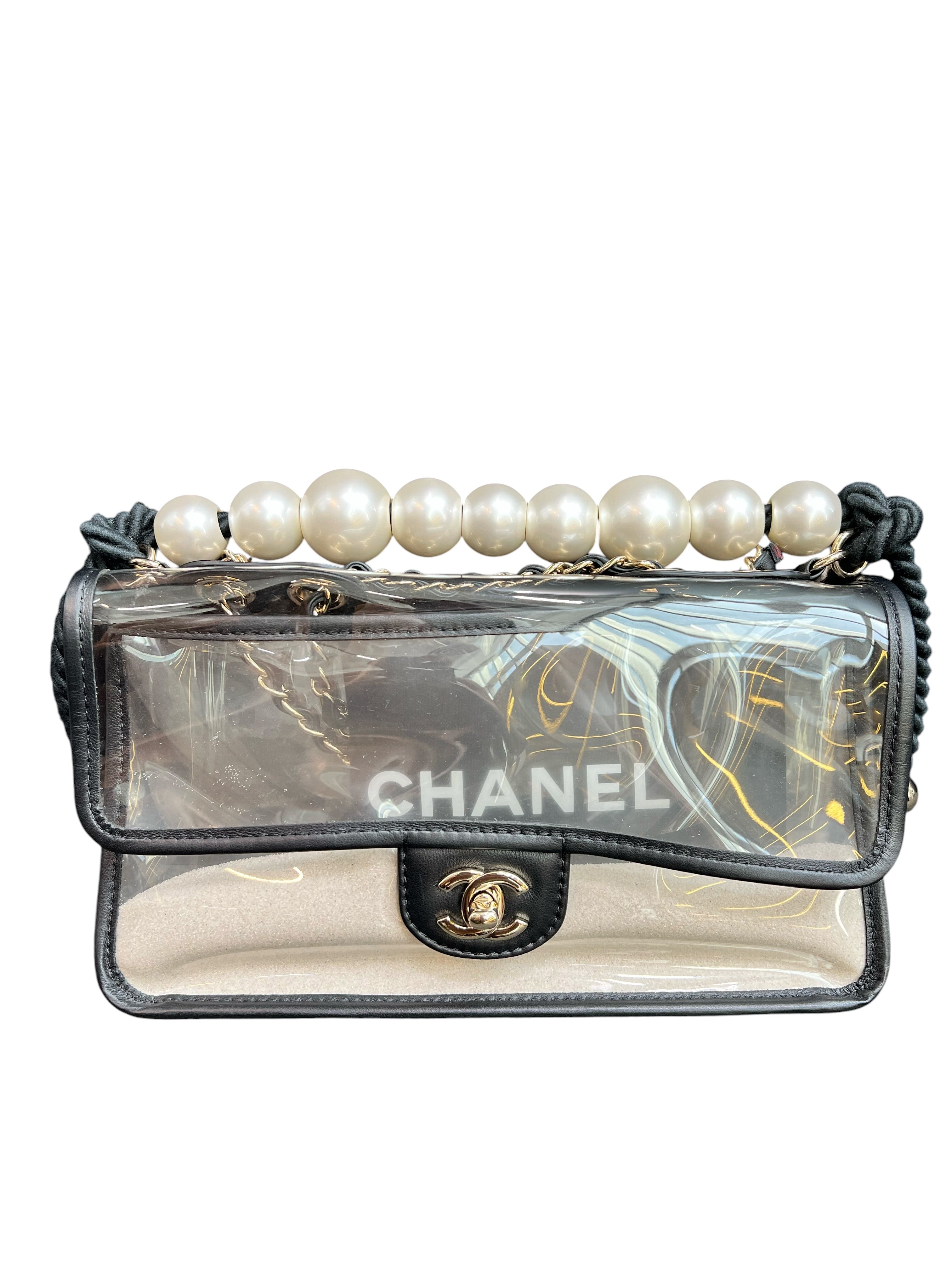 Chanel Sand By The Sea Black Lambskin/Vinyl LGHW SYCYE1310