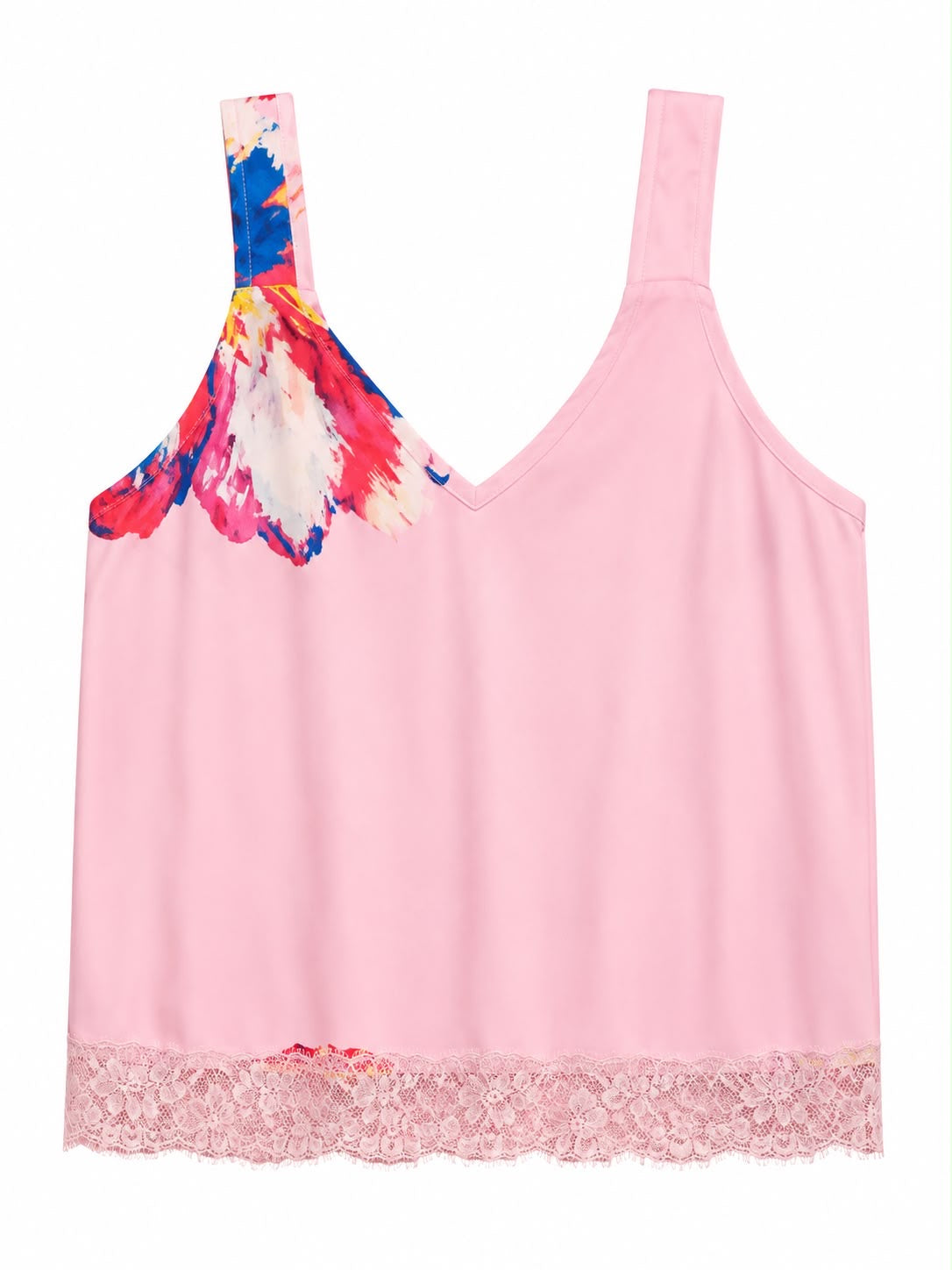 TOP VIENNA PINK GRADIENT FLORAL MCL12970