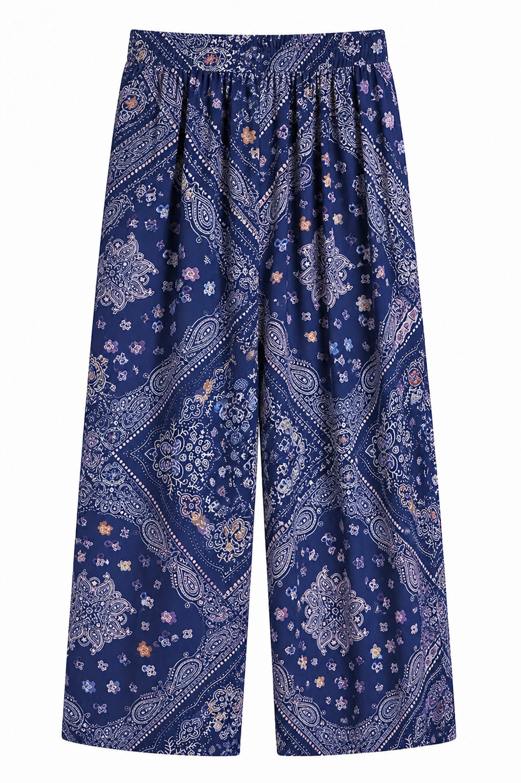 TROUSER MARCELL BANDANA LUCKY CHARM NAVY MCL11278