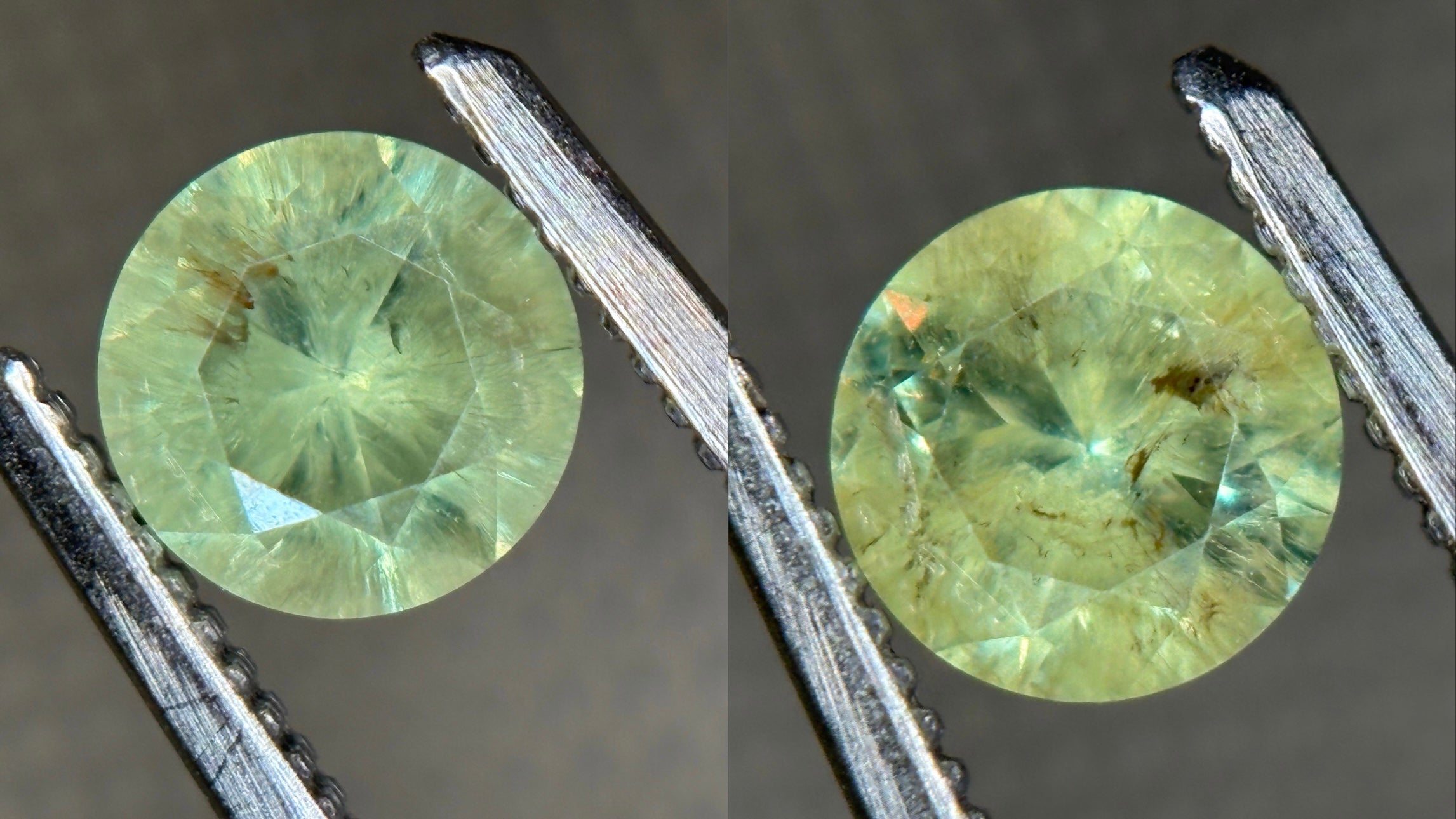 1.48ct Museum Grade Russian Demantoid Bobrovka PAIR(5) DXBCS4832