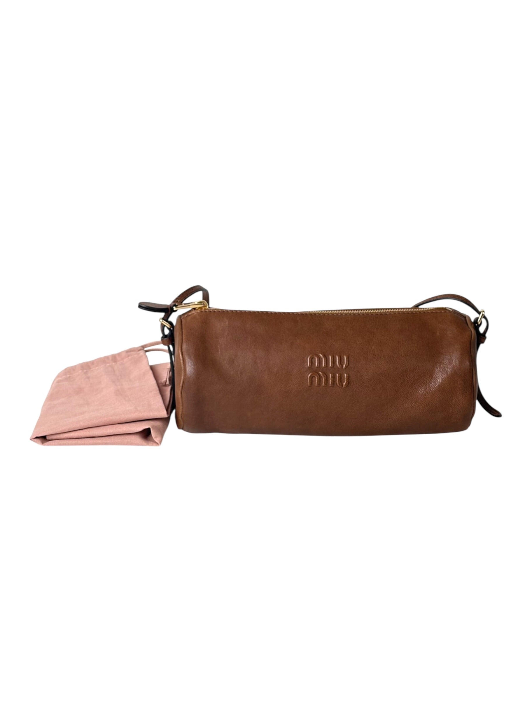 Miu Miu Nappa Leather Pouch Bag