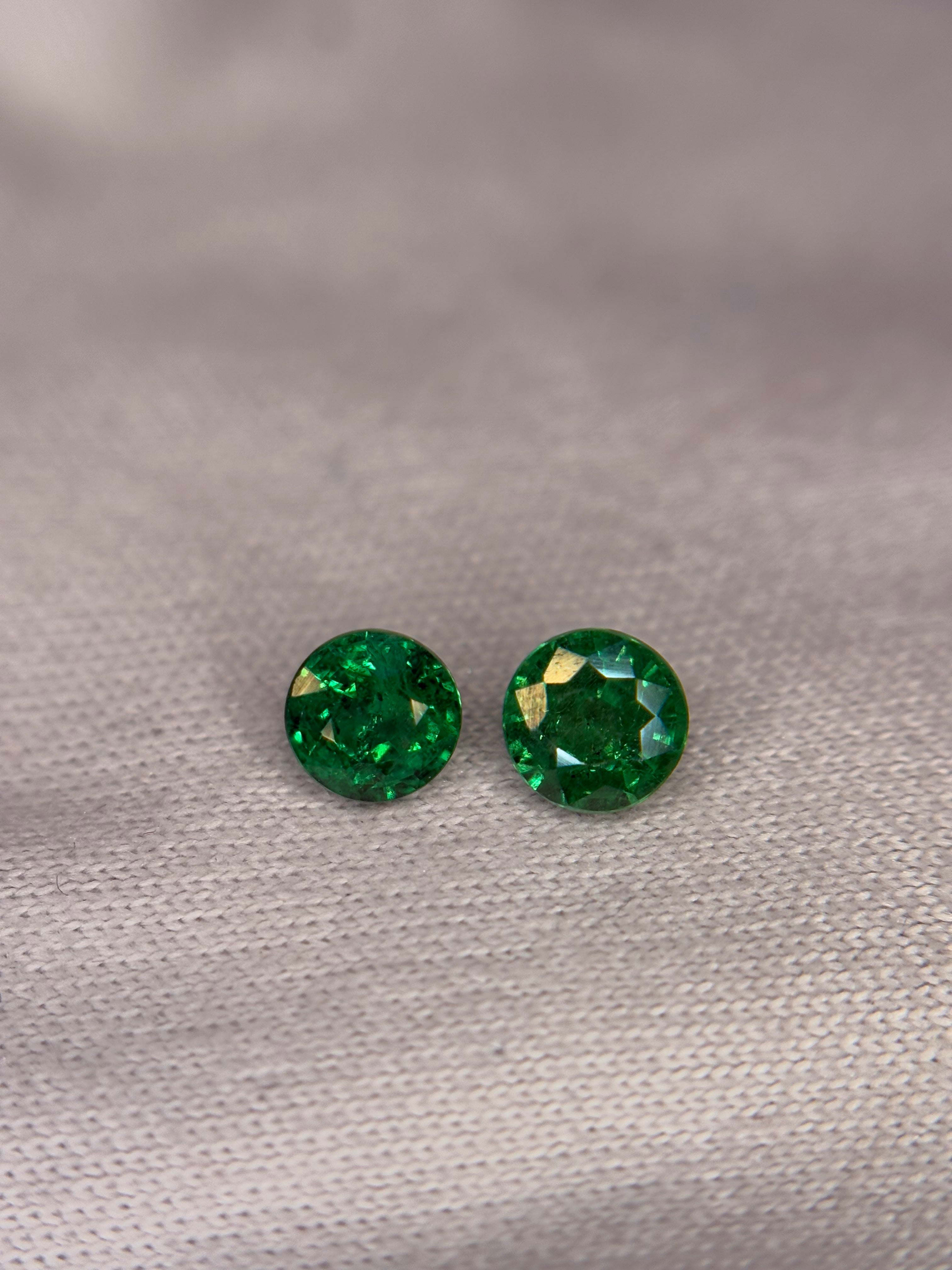 1.00ct Tsavorite PAIR THAIC0608