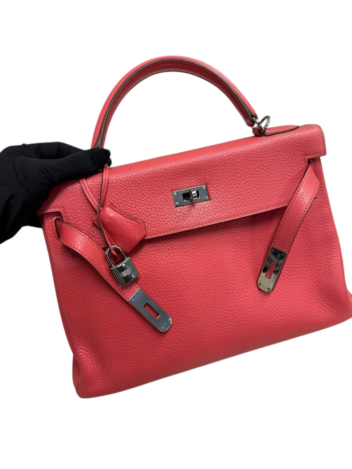 Hermes Kelly 32 Pink In Clemence