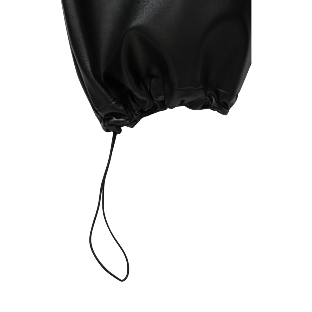 ELASTICATED WAIST BALOON LEATHER PANTS(بنطلون)