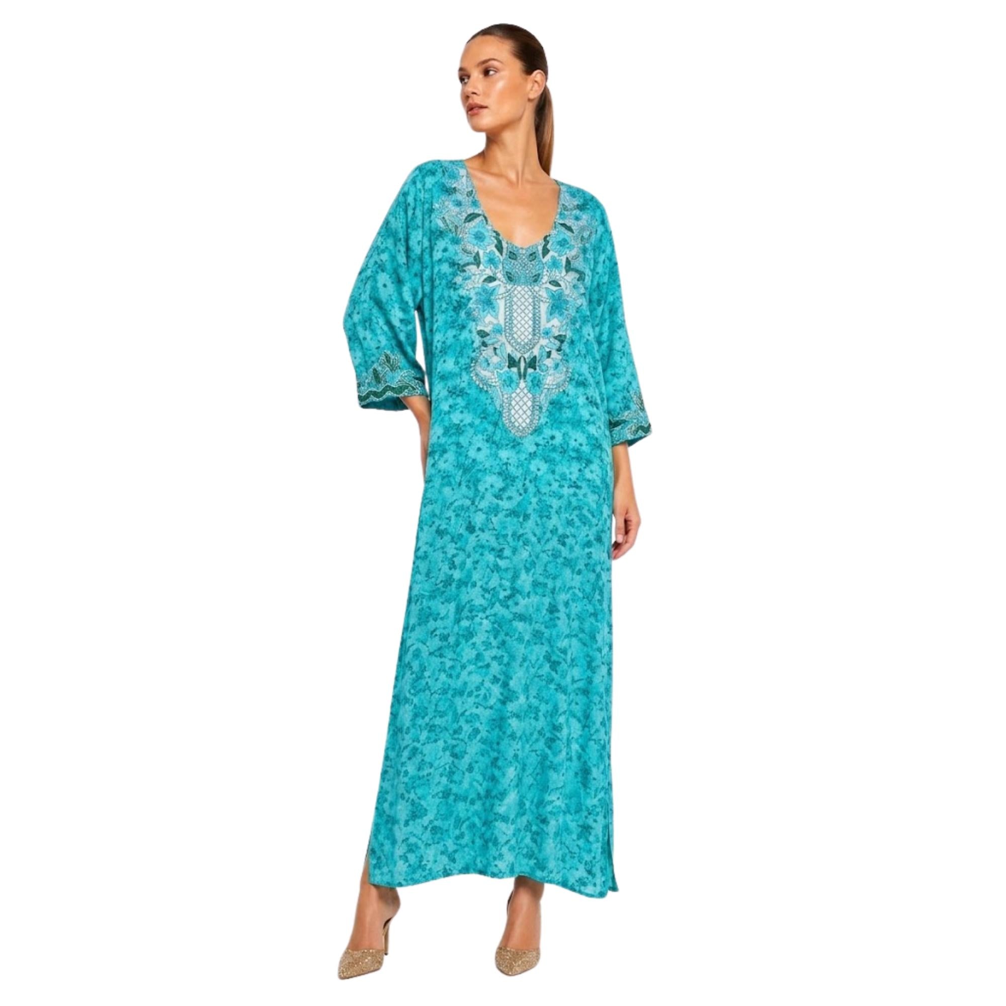 EMBROIDERED KAFTAN (فستان) “THE SULTAN BLOSSOM”