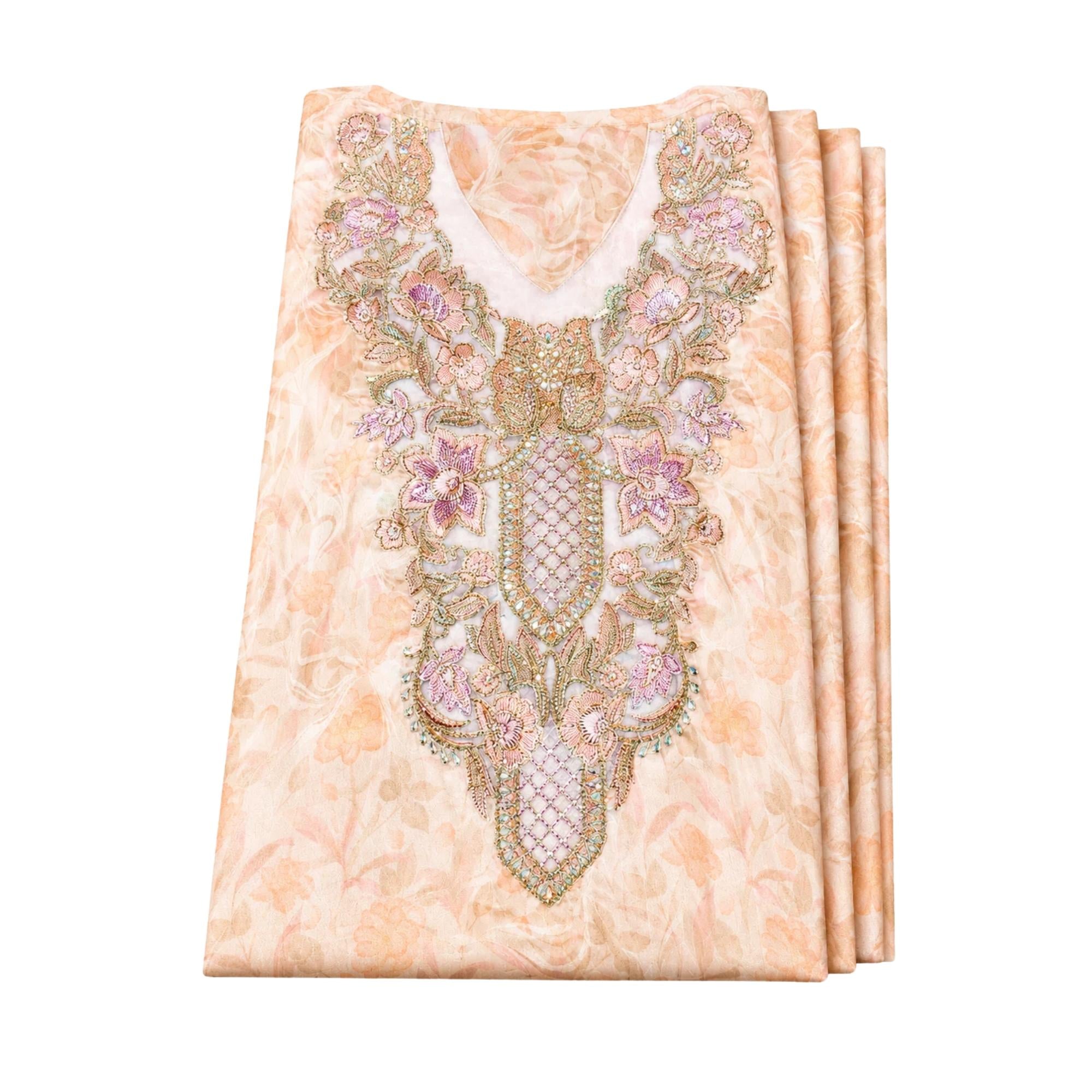 EMBROIDERED TWO-PIECE SET “SCHEHERAZADE BLOOM”
