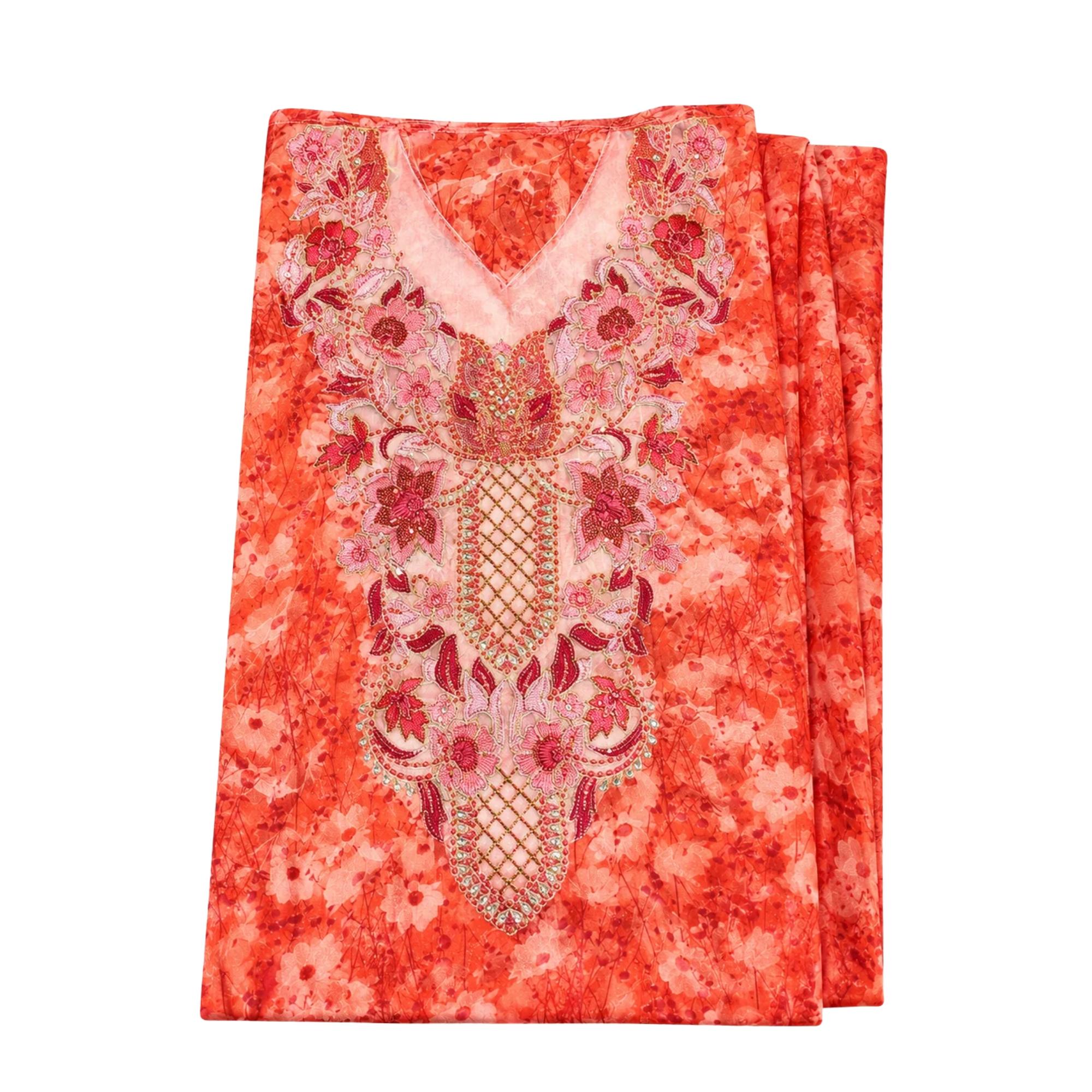 EMBROIDERED TWO-PIECE SET “SCHEHERAZADE BLOOM”