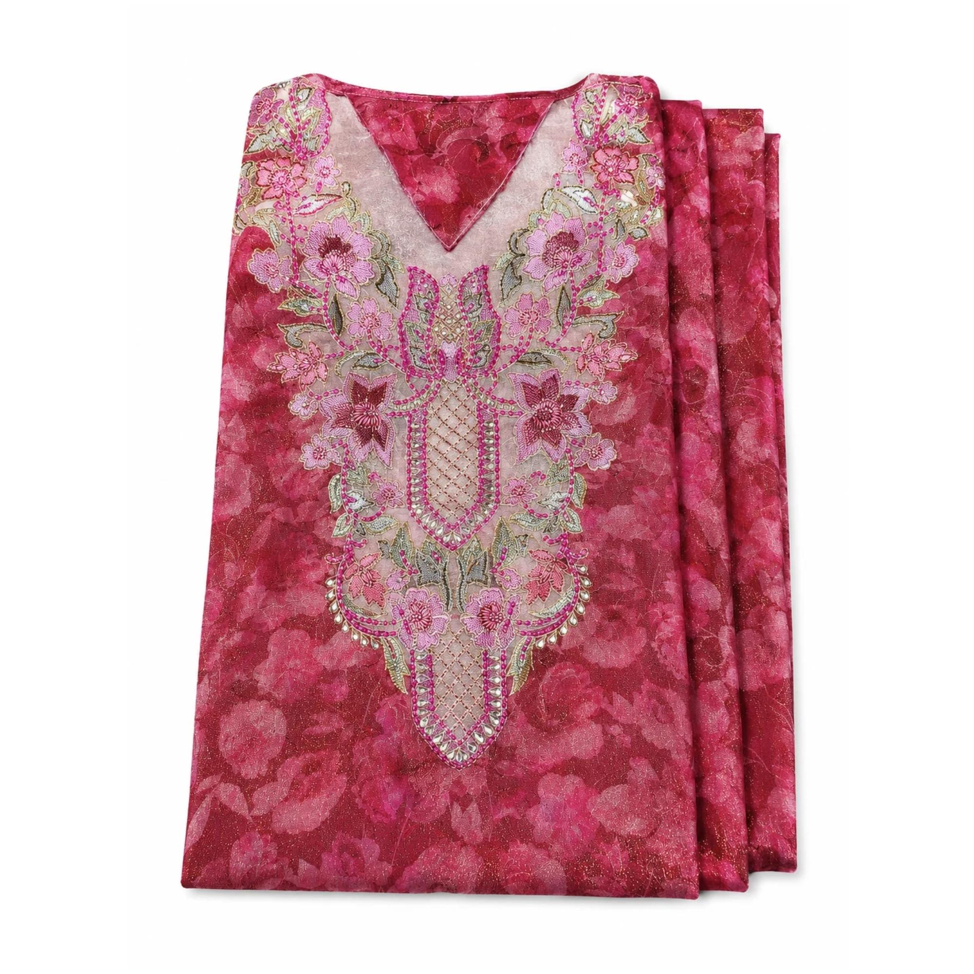 EMBROIDERED TWO-PIECE SET “SCHEHERAZADE BLOOM”