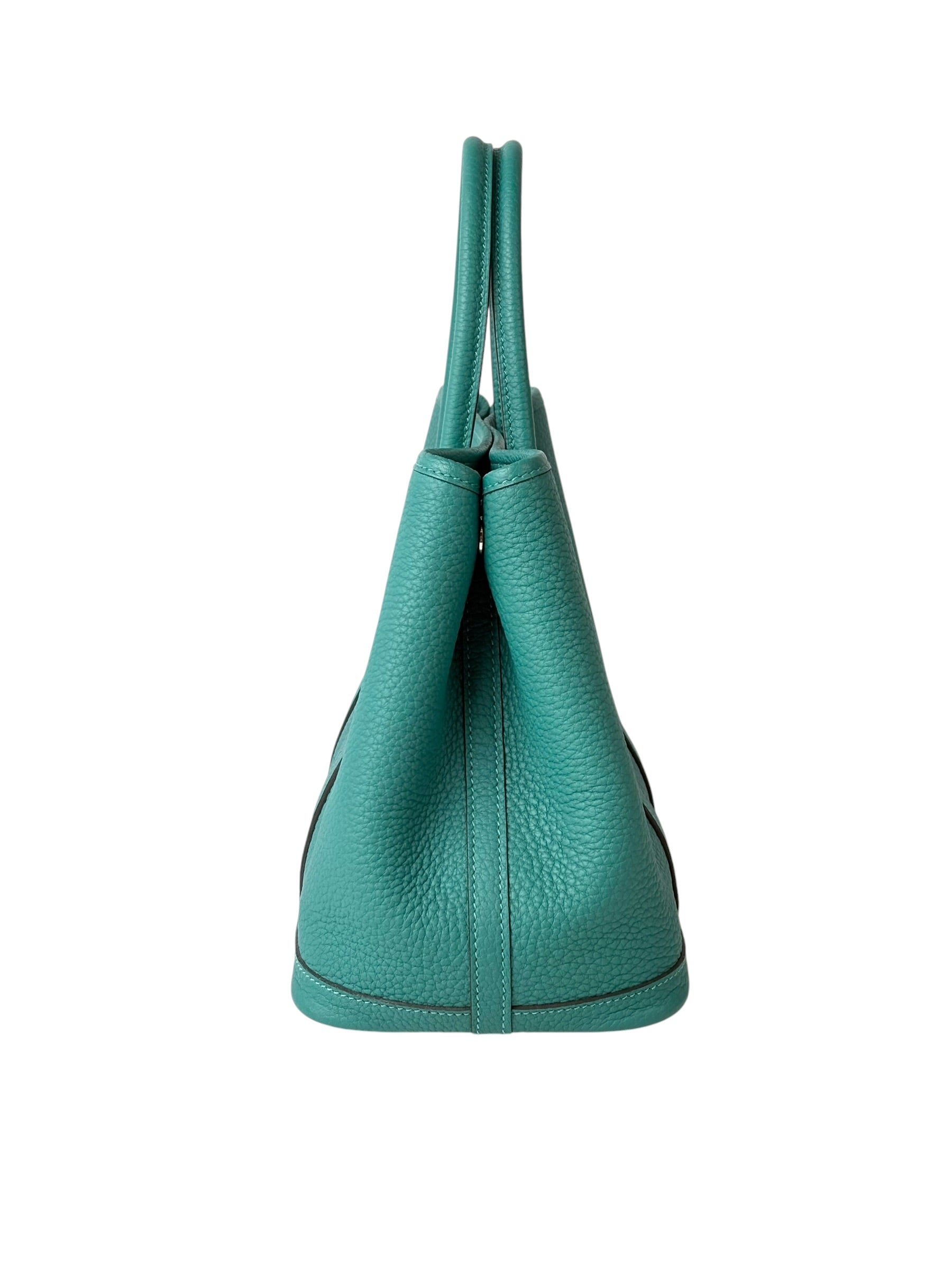 Hermes Malachite Garden Party 30 Bag