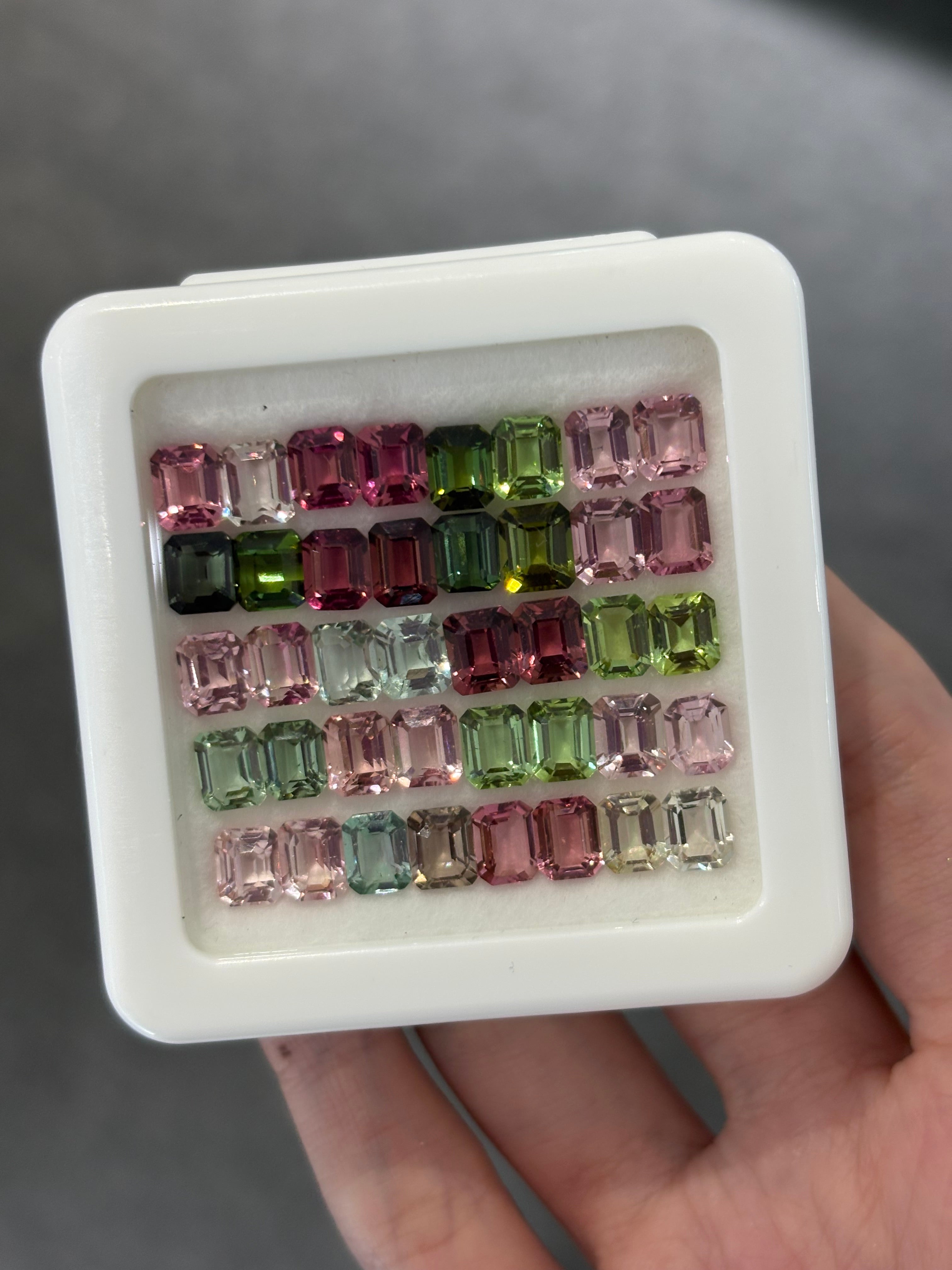 35.53ct Tourmaline Set 6x5mm DXBCS4991